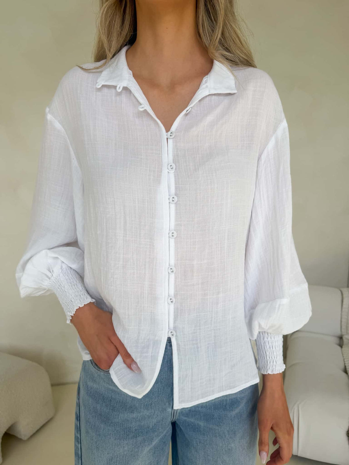 Alice Blouse - White