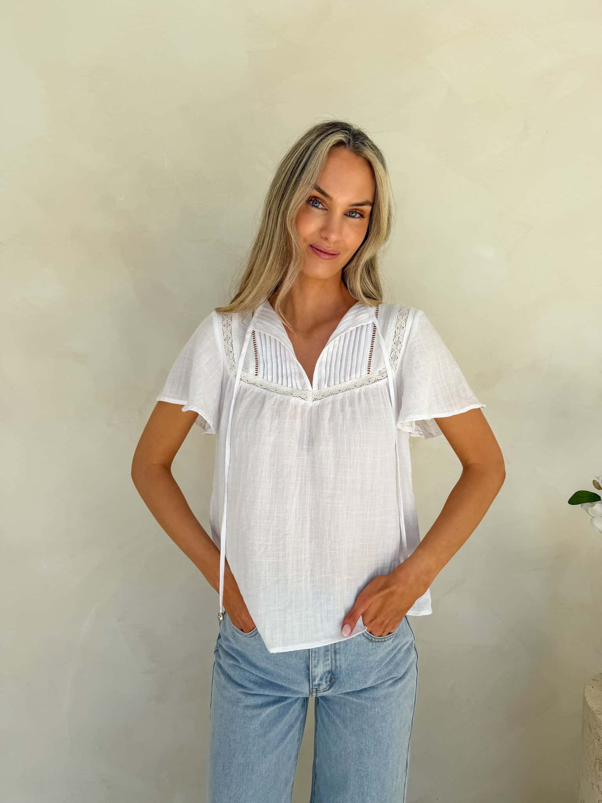 Angelique Blouse-White