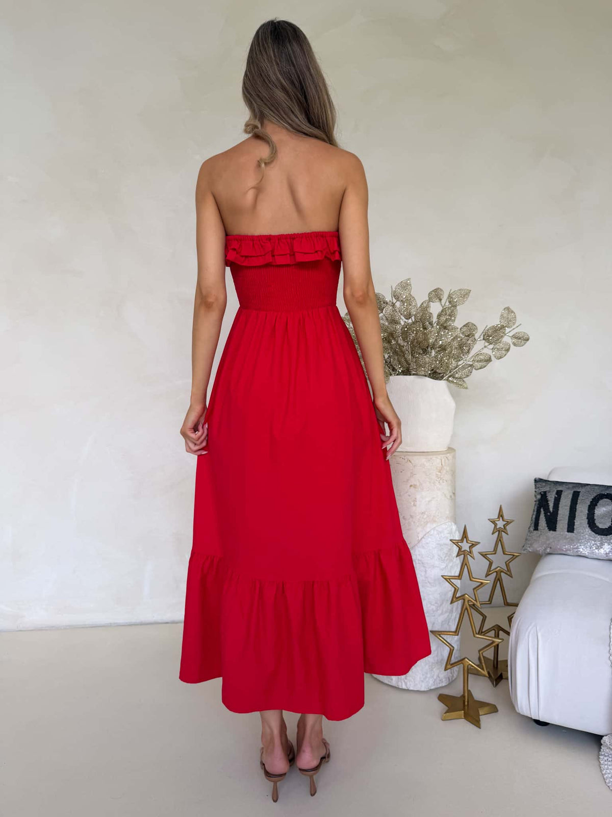 Armelle Dress - Red