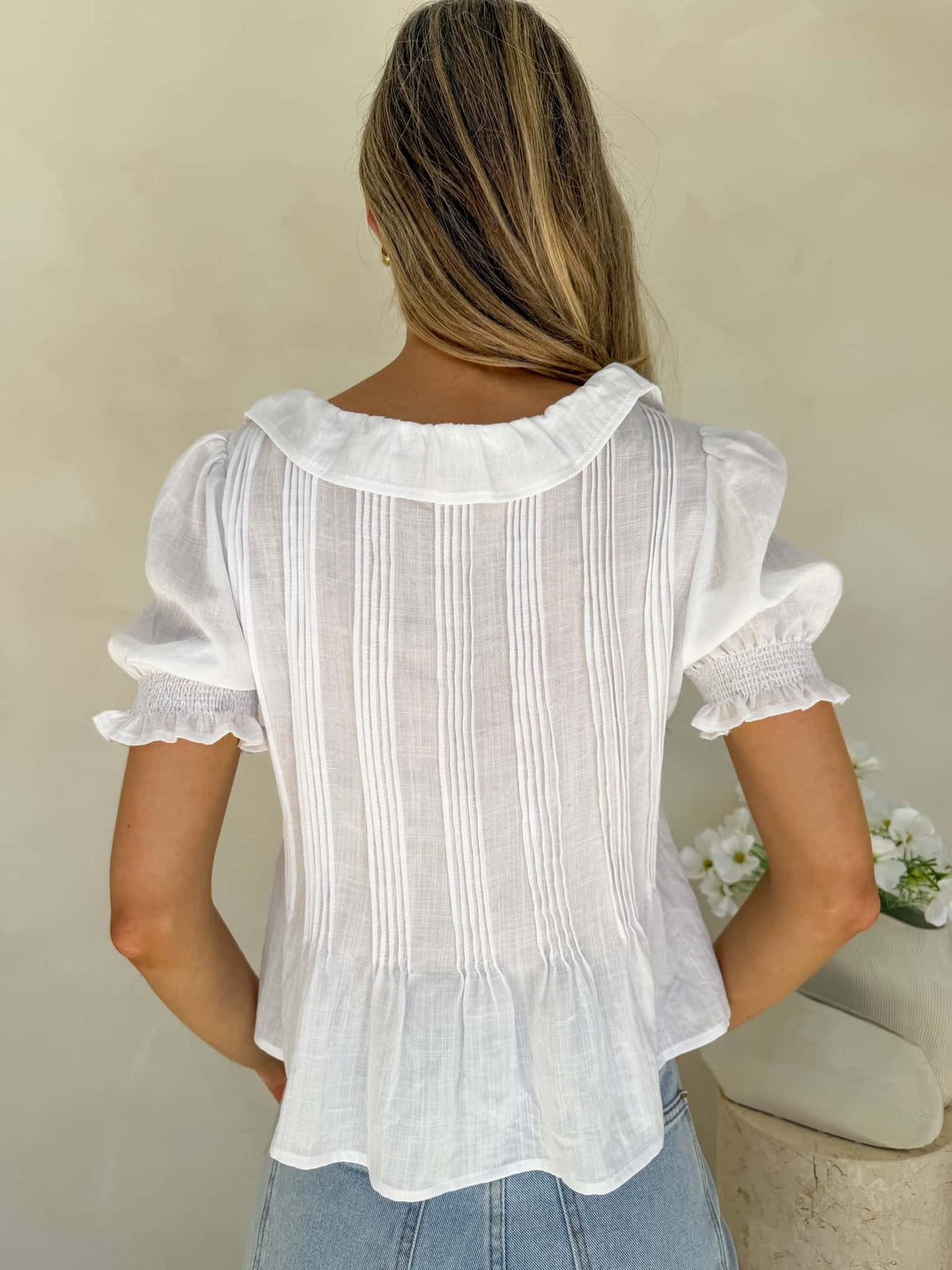 Sky Blouse - White