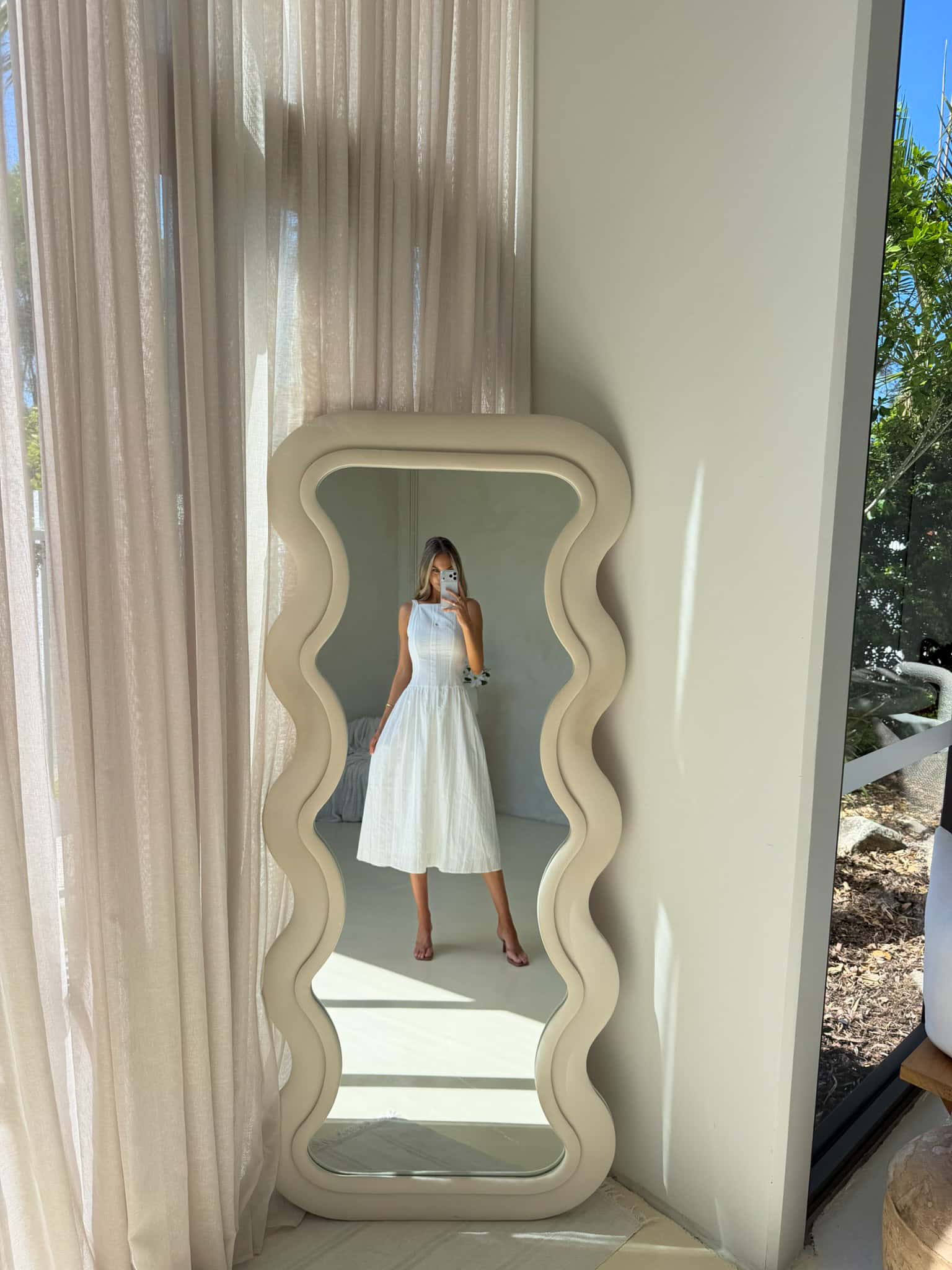 Daisy Dress - White Jacquard