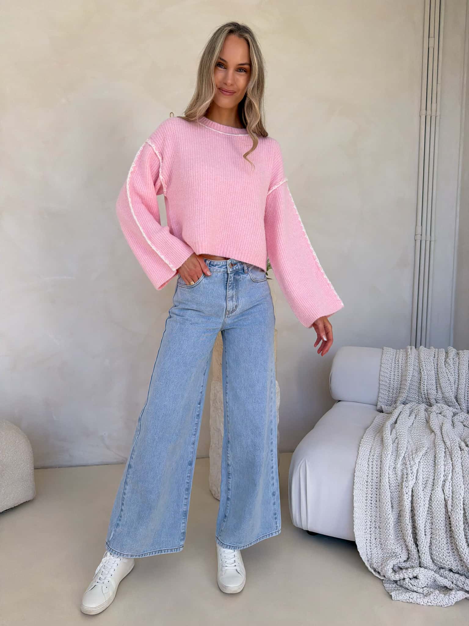 Della Knit - Pink