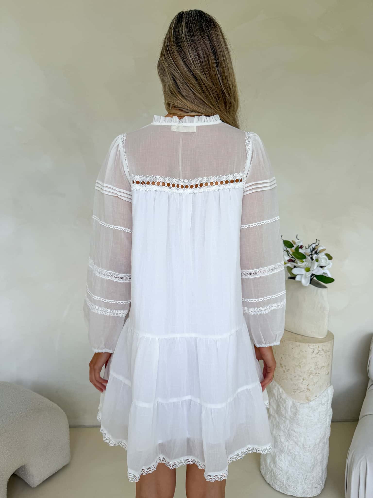 Meadow Dress - White