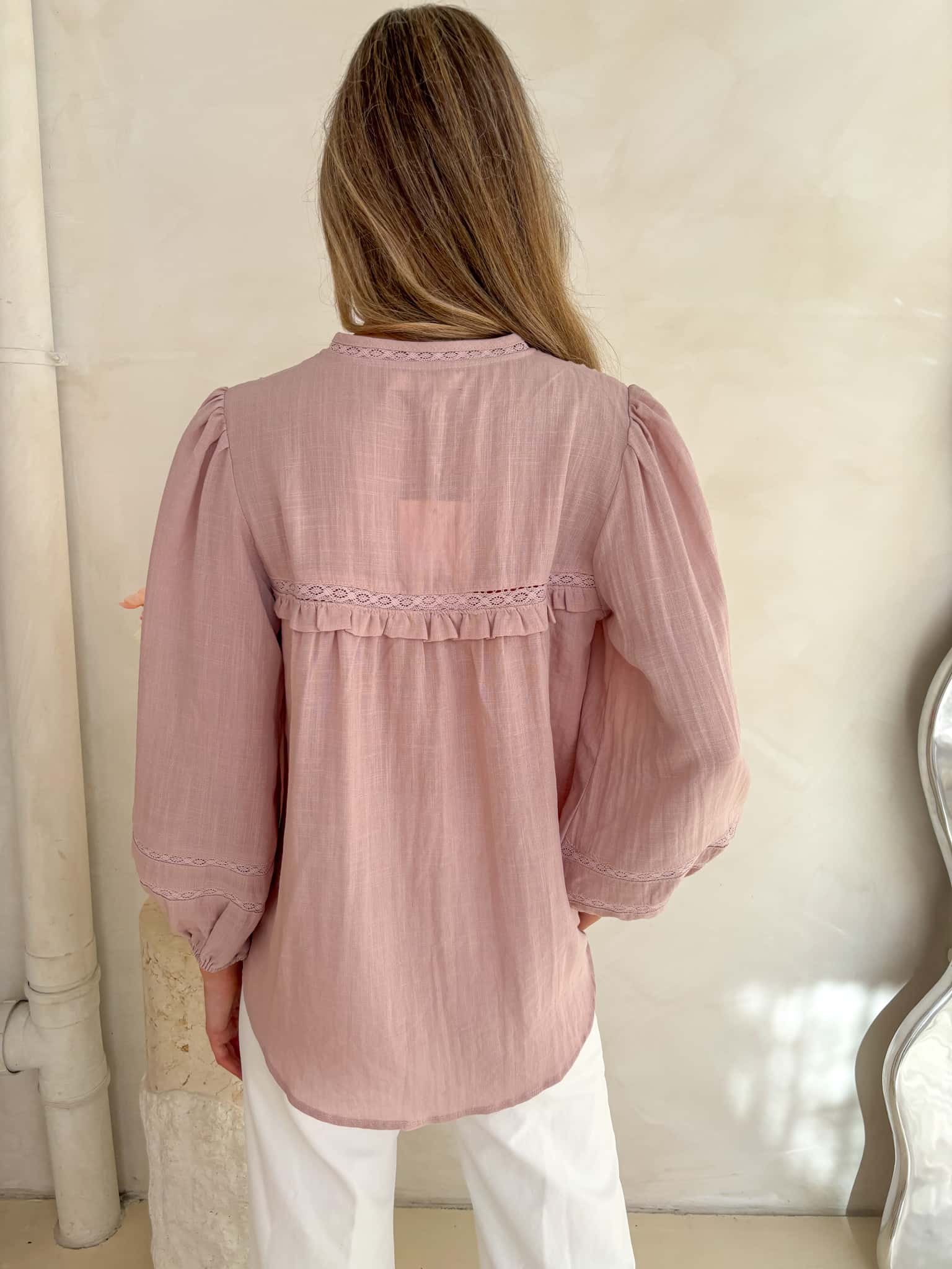Florence Blouse - Dusty Pink