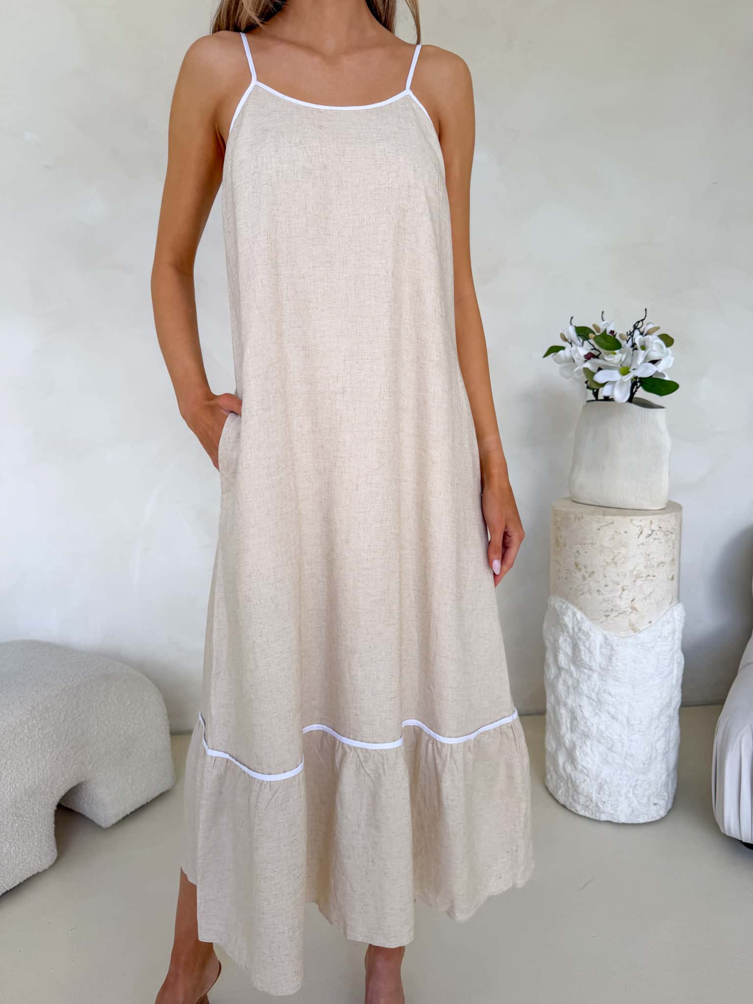 Frances Dress - Natural