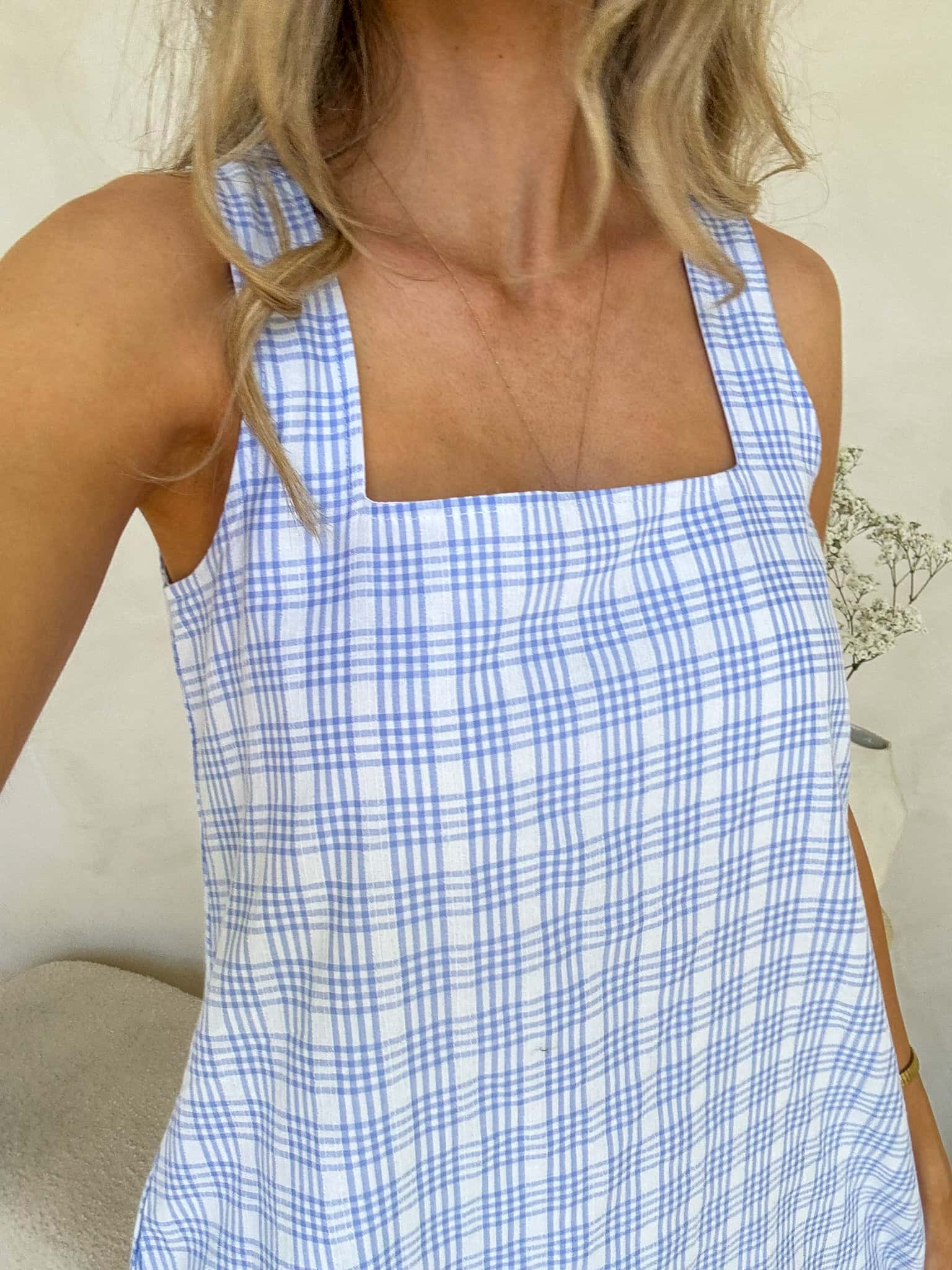 Frankie Dress - Blue Plaid