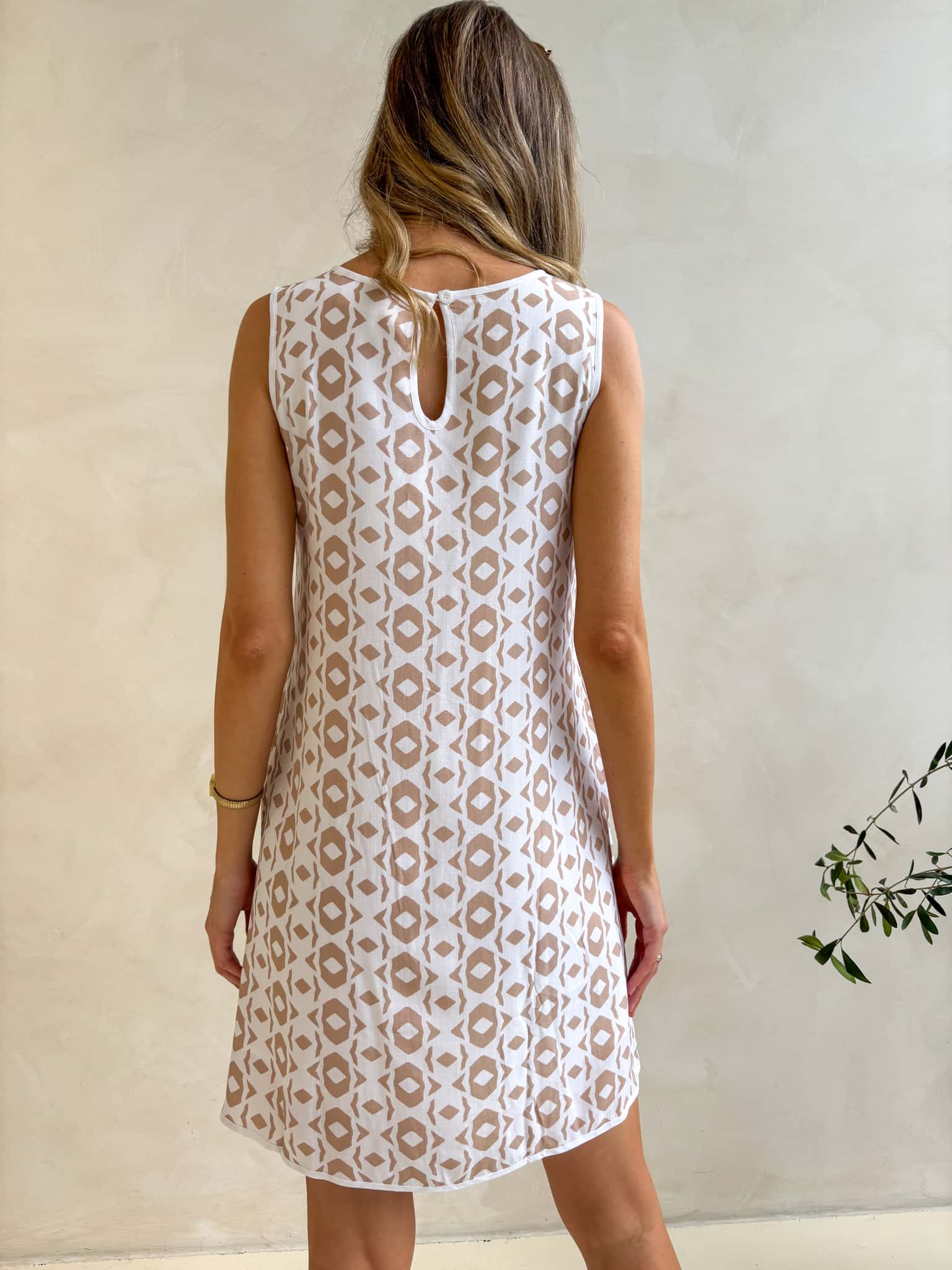 Frankie Dress - Bare Print