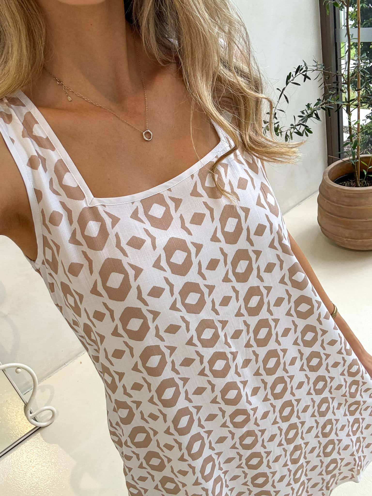 Frankie Dress - Bare Print