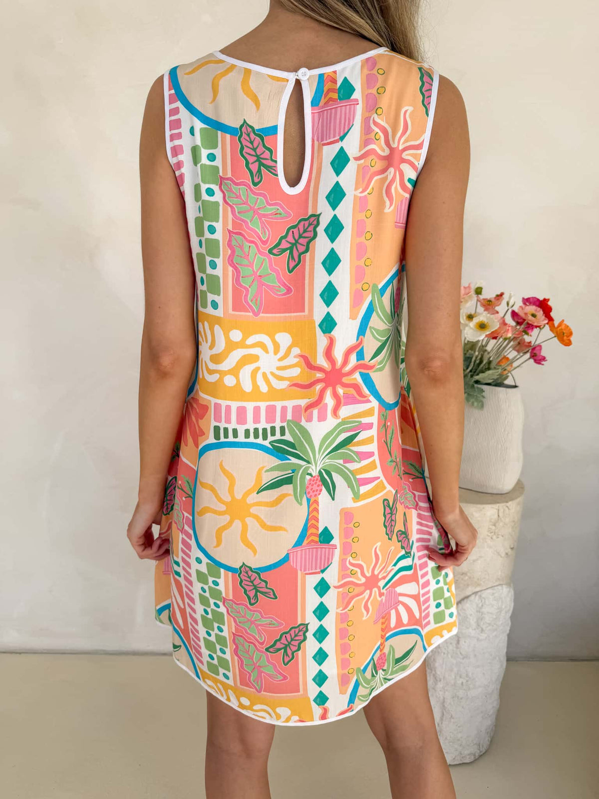 Frankie Dress - Tropicana Print