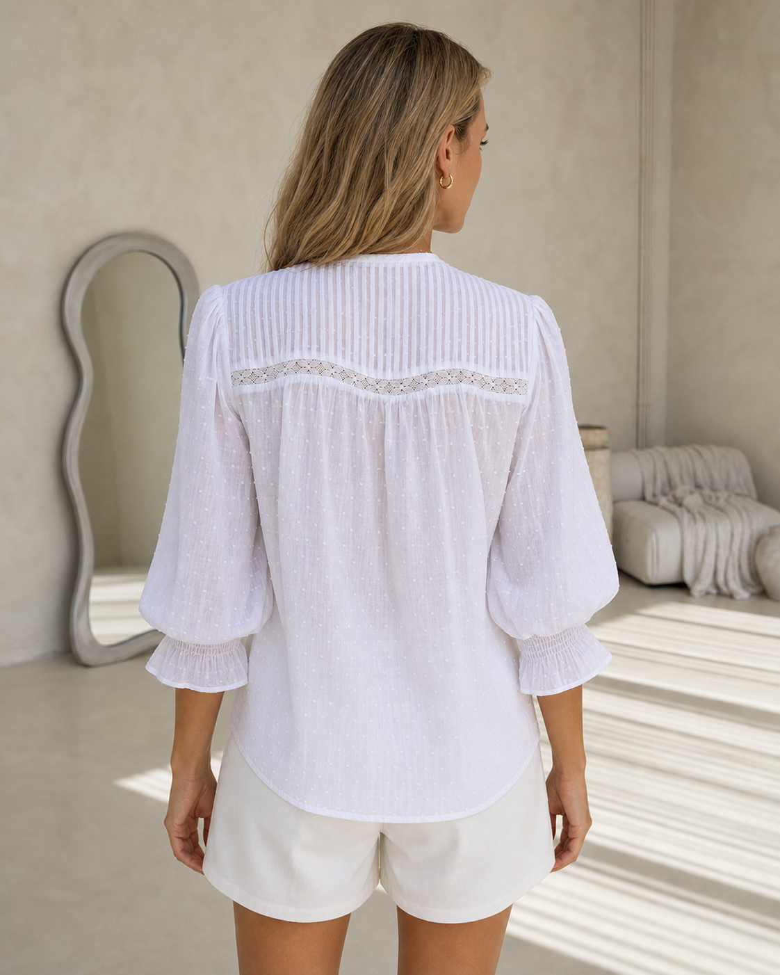 Abby Blouse - White