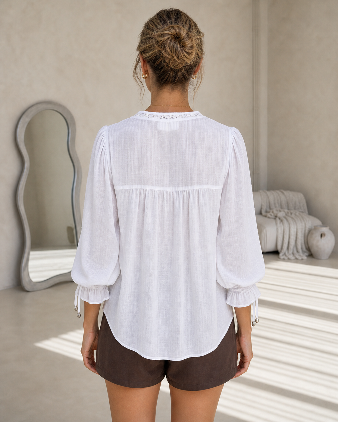 Elle Blouse - White