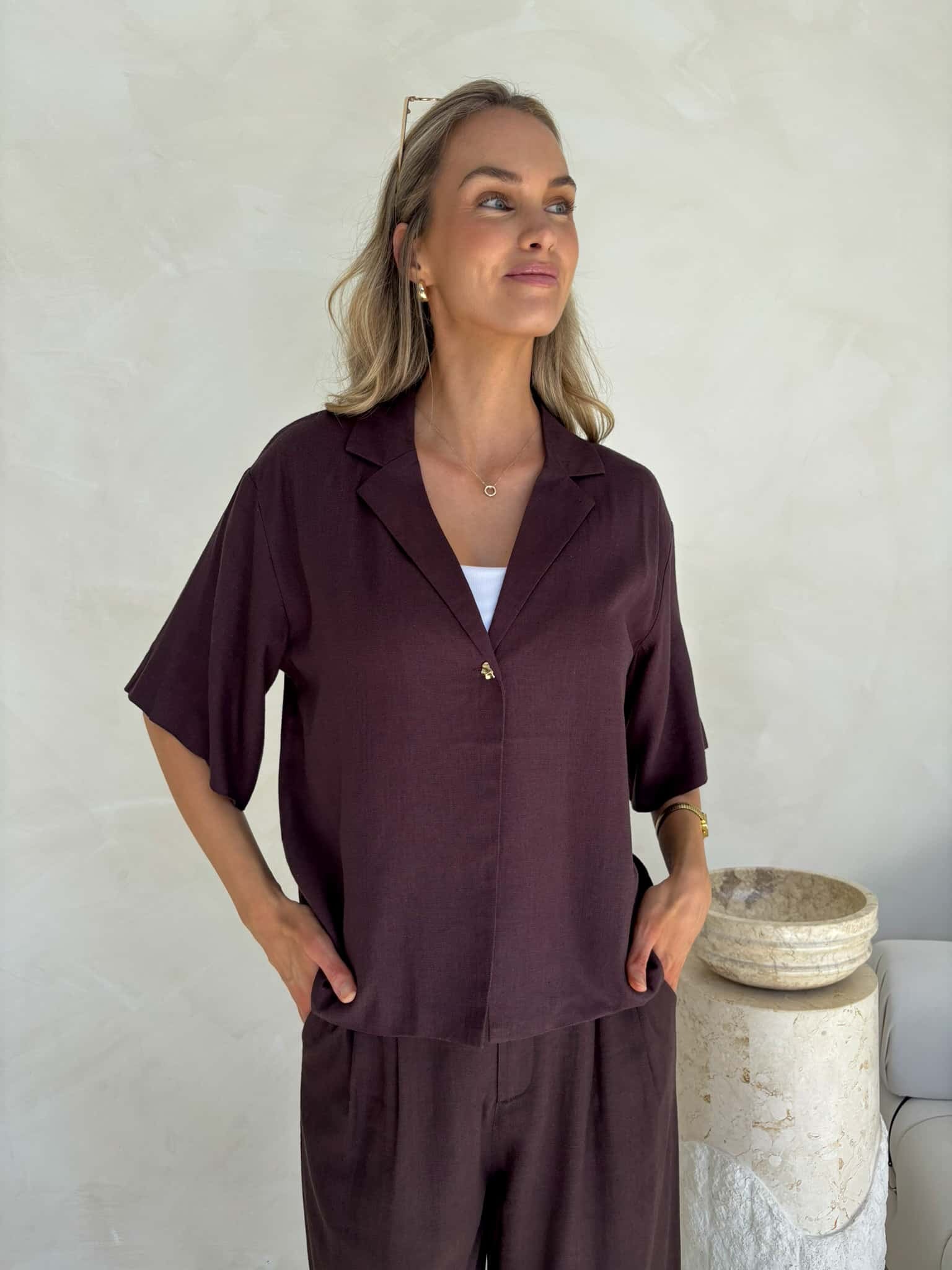 Alani Top - Chocolate