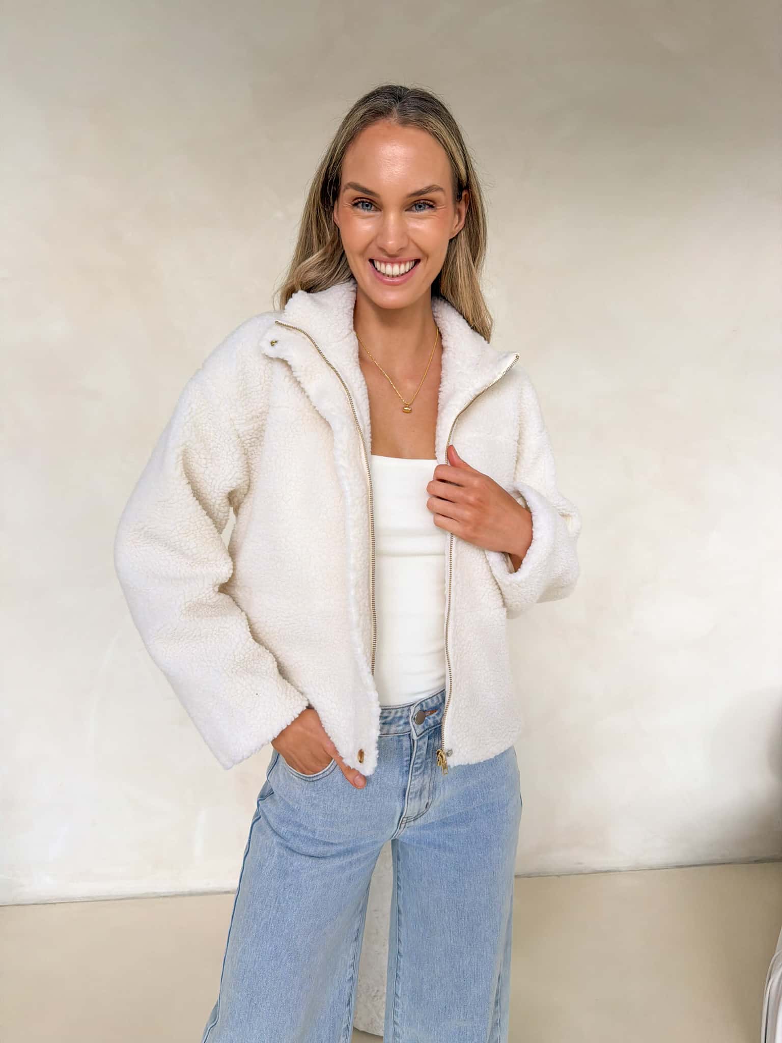 Pearl Jacket - Cream