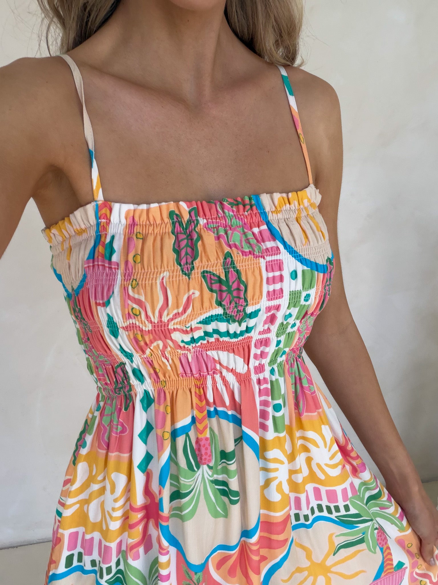 Cove Mini Dress - Tropicana Print
