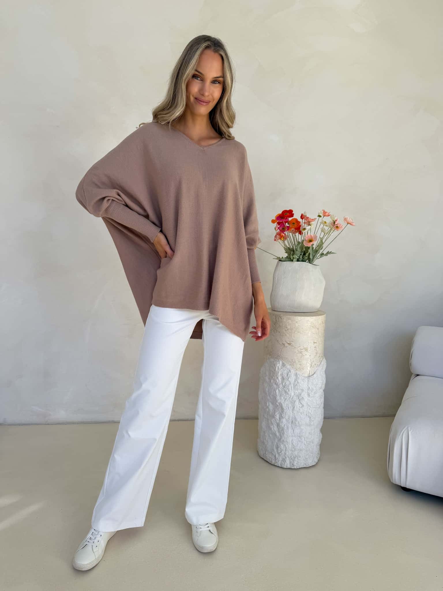Kennedy Knit - Taupe