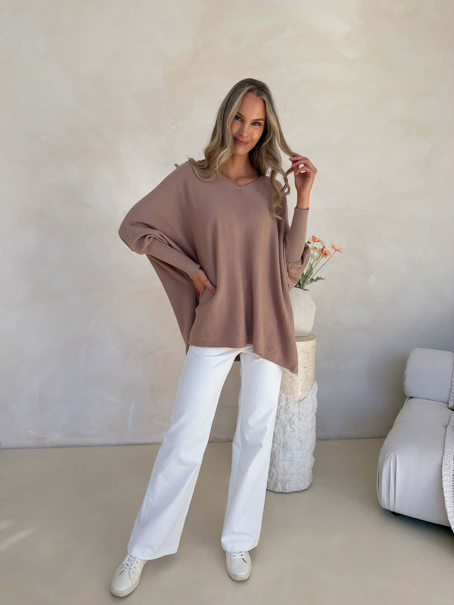 Kennedy Knit - Taupe