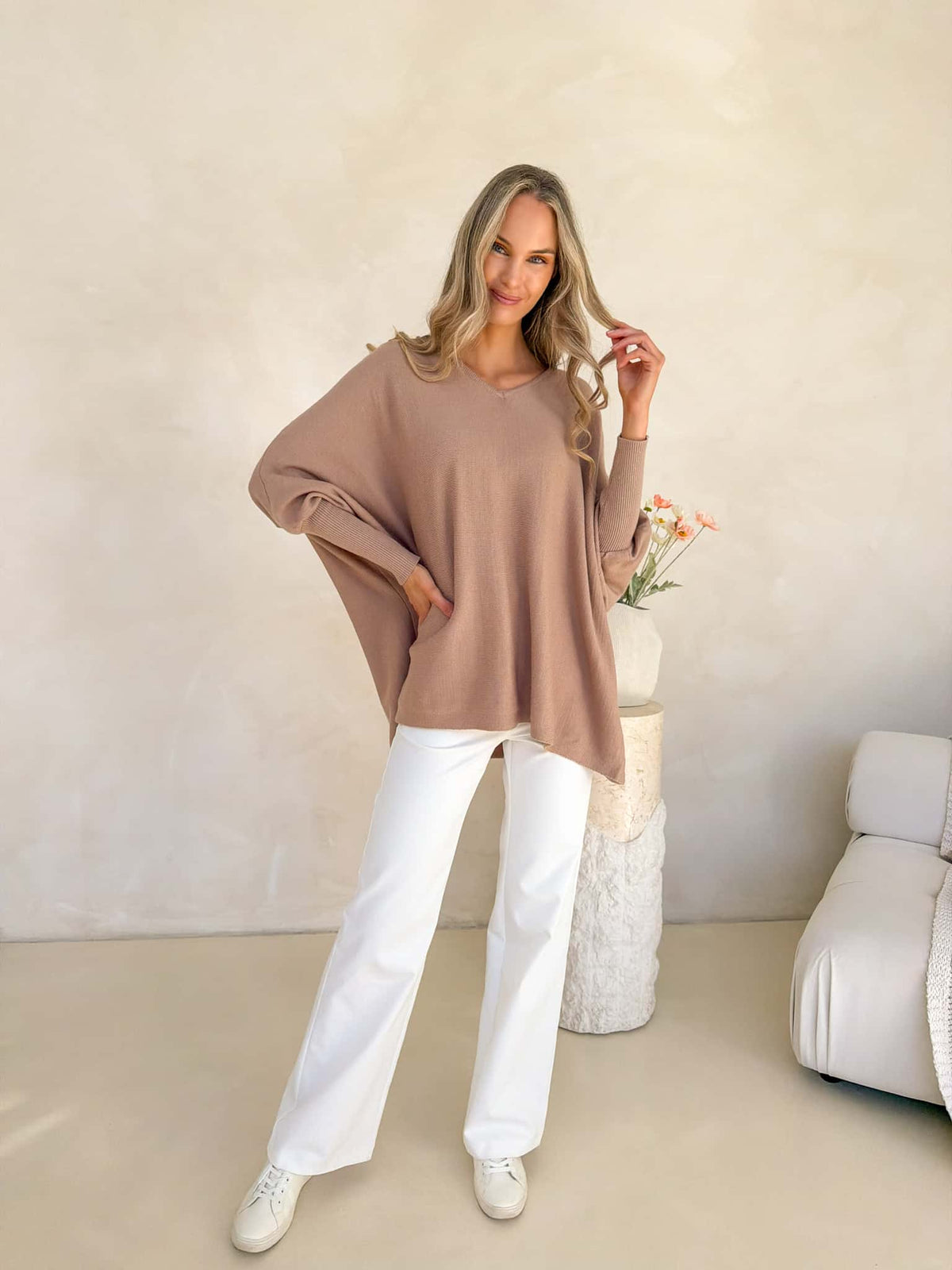 Kennedy Knit - Taupe