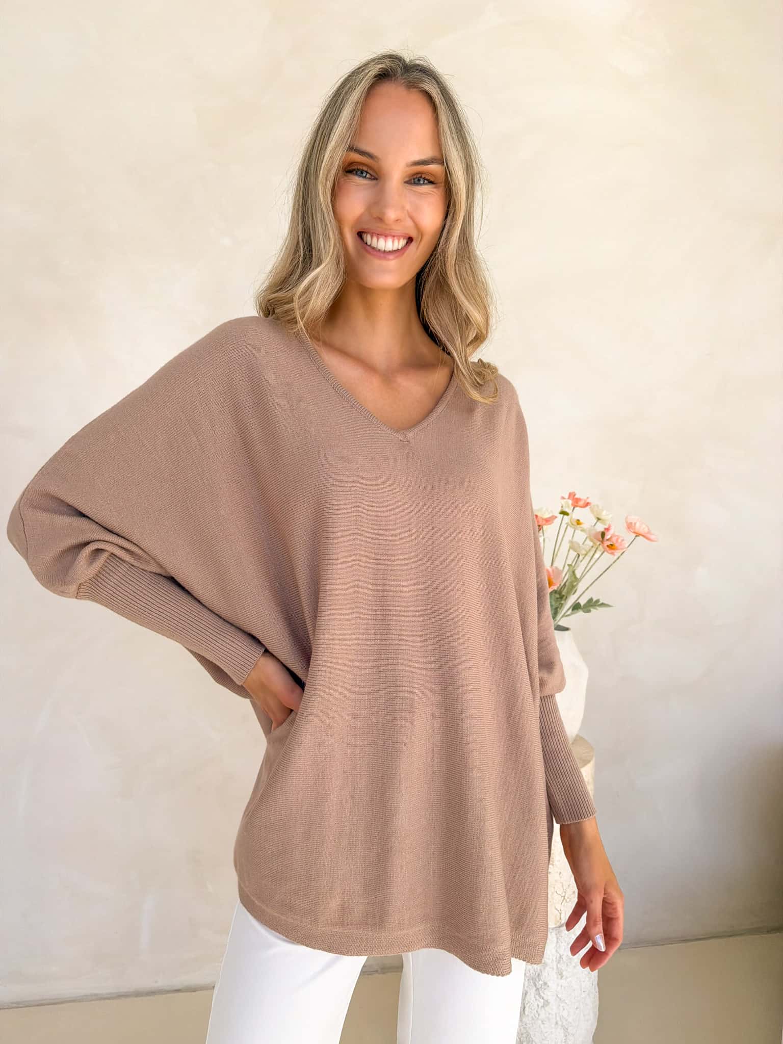 Kennedy Knit - Taupe