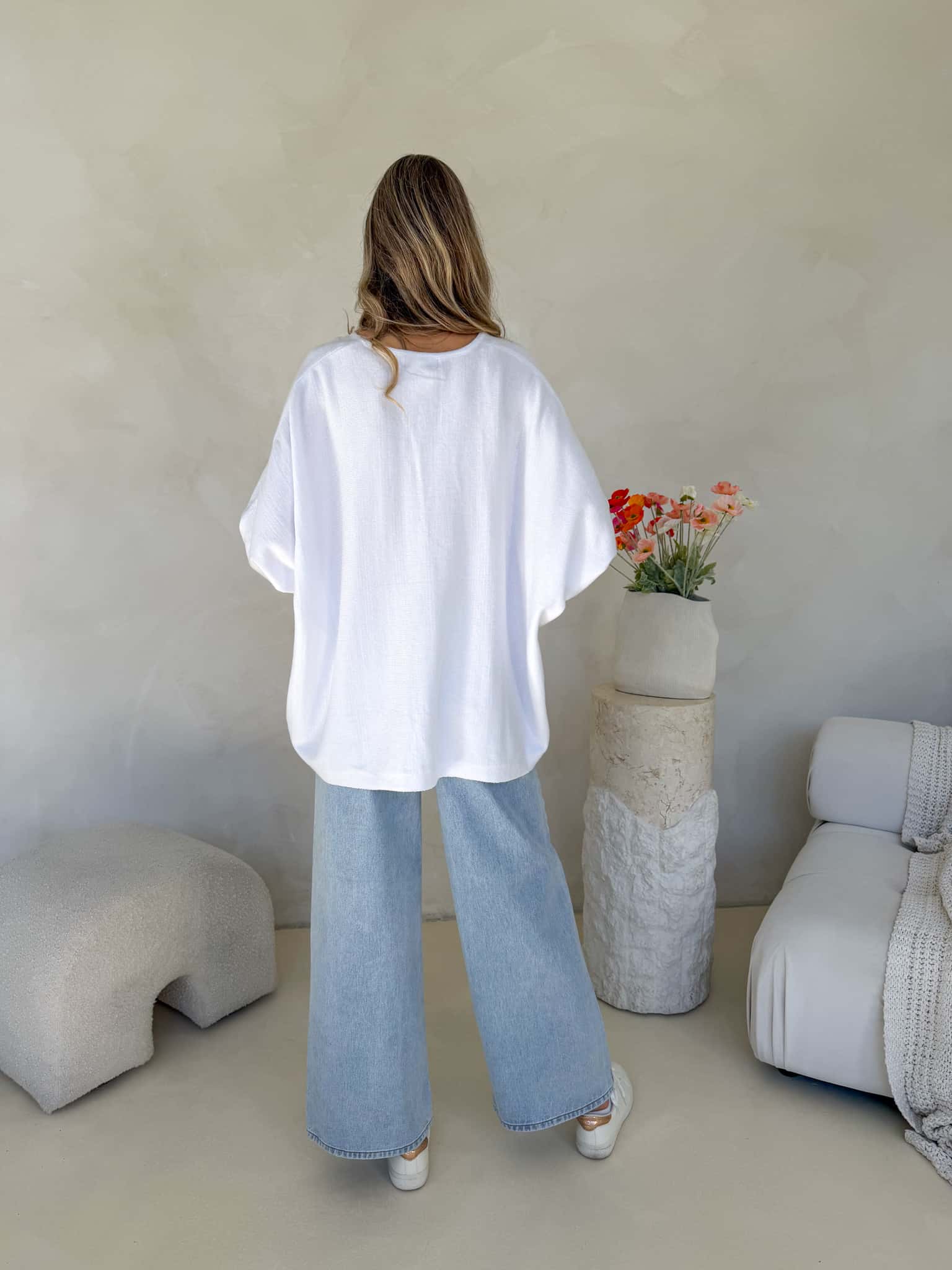 Kennedy Knit - White