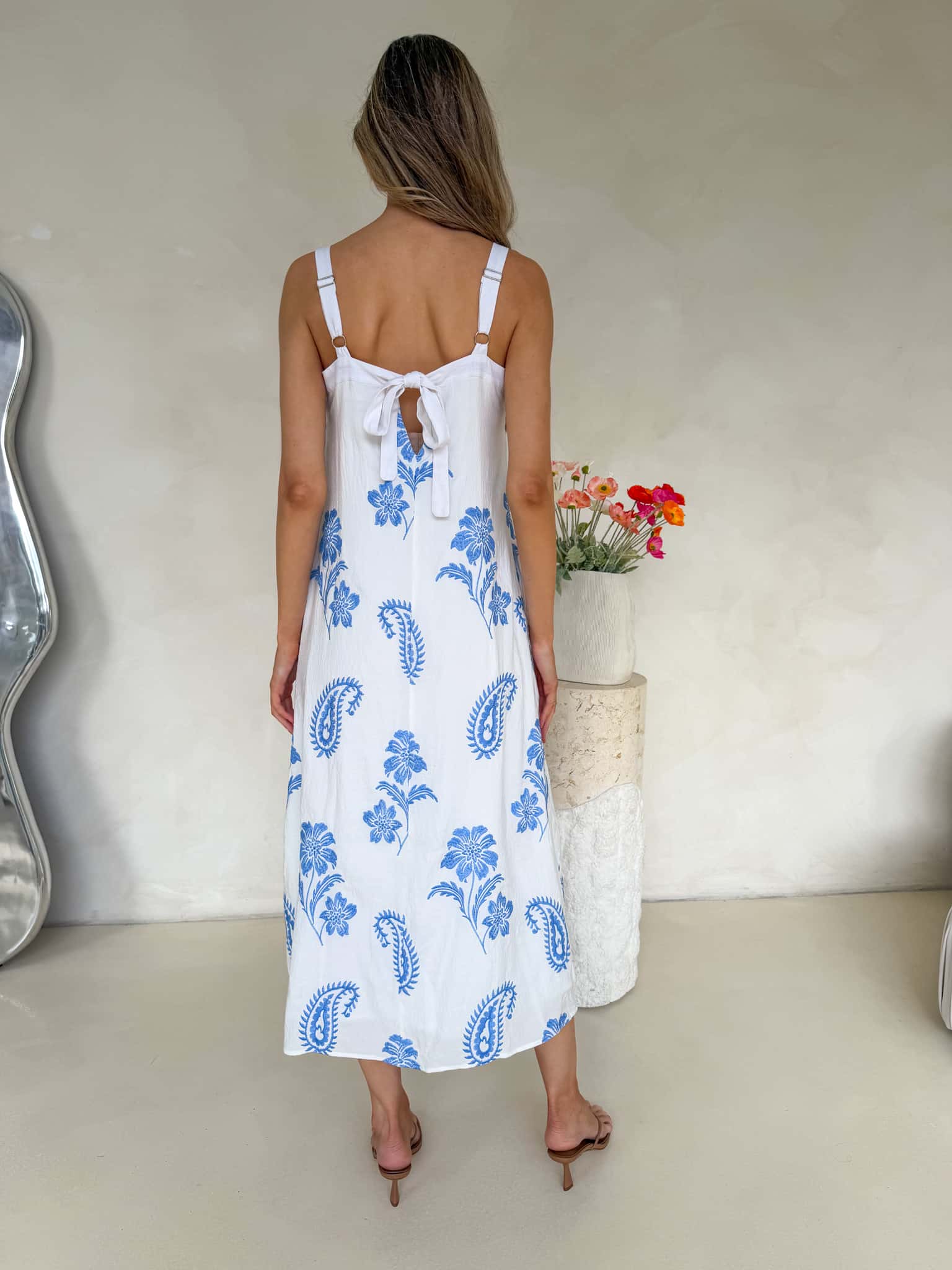 Kiki Dress - Bluebell Embroidery