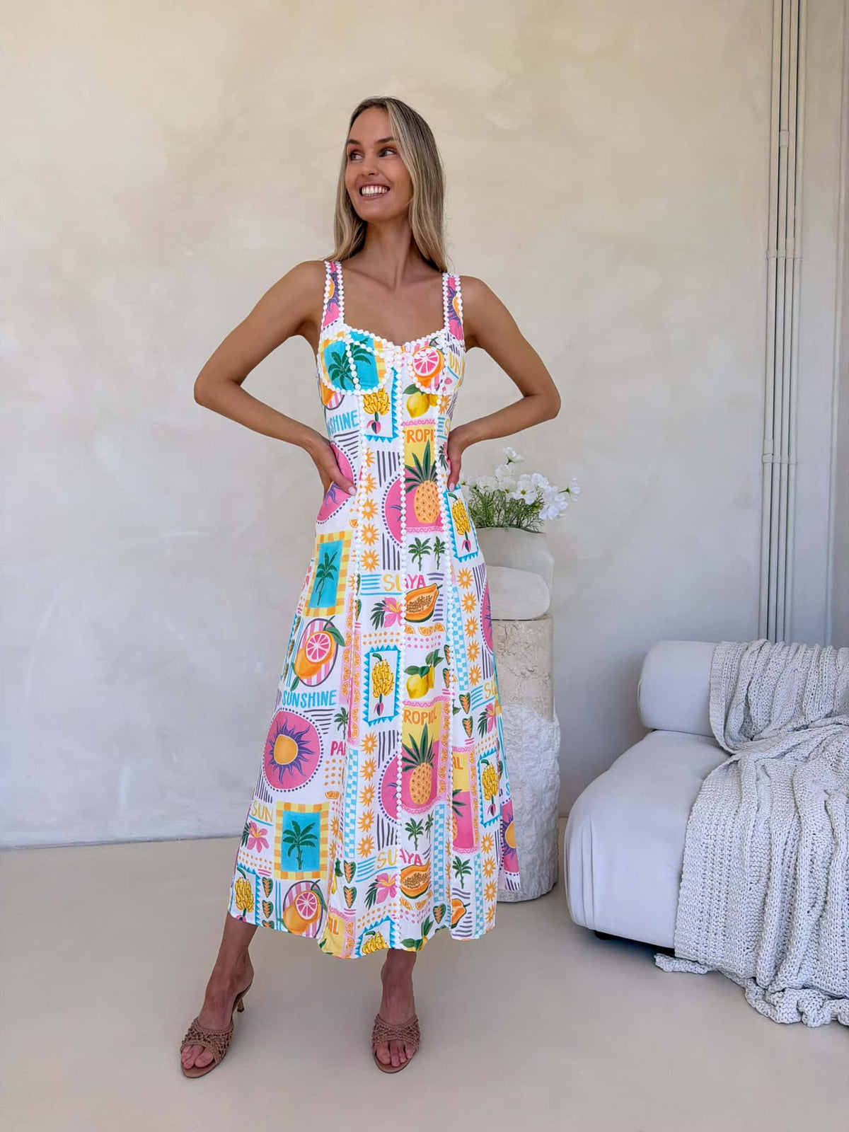 Kit Dress - Fiesta Print