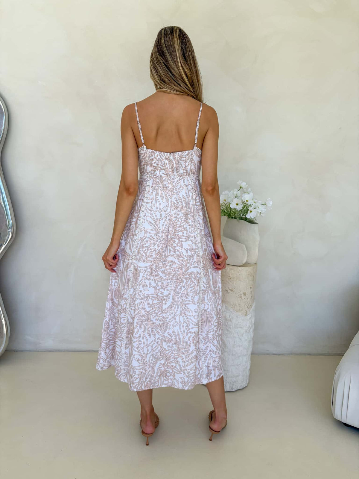 Lucille Dress - Coastal Drifter Print
