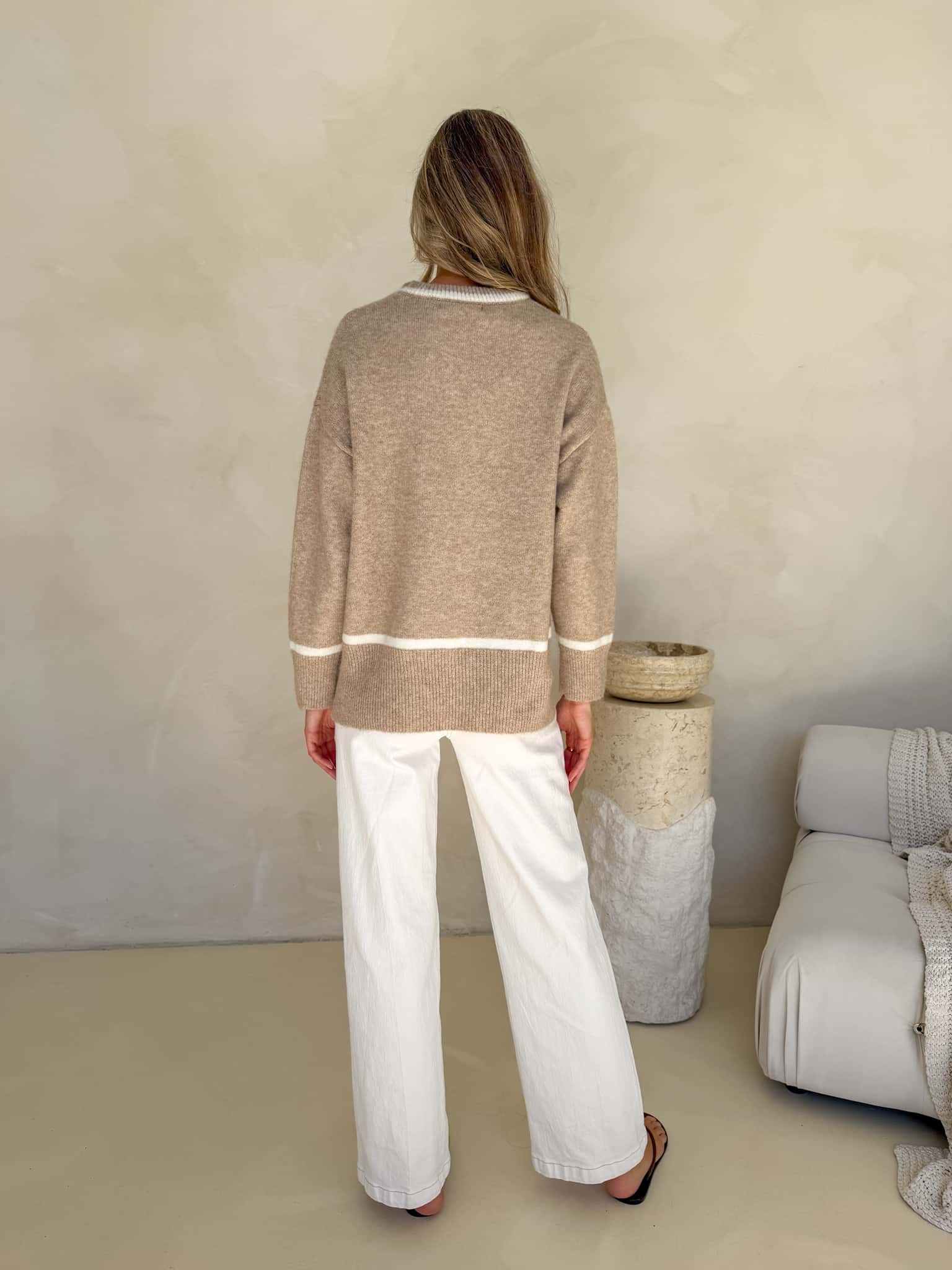 Mable Knit - Natural Marle