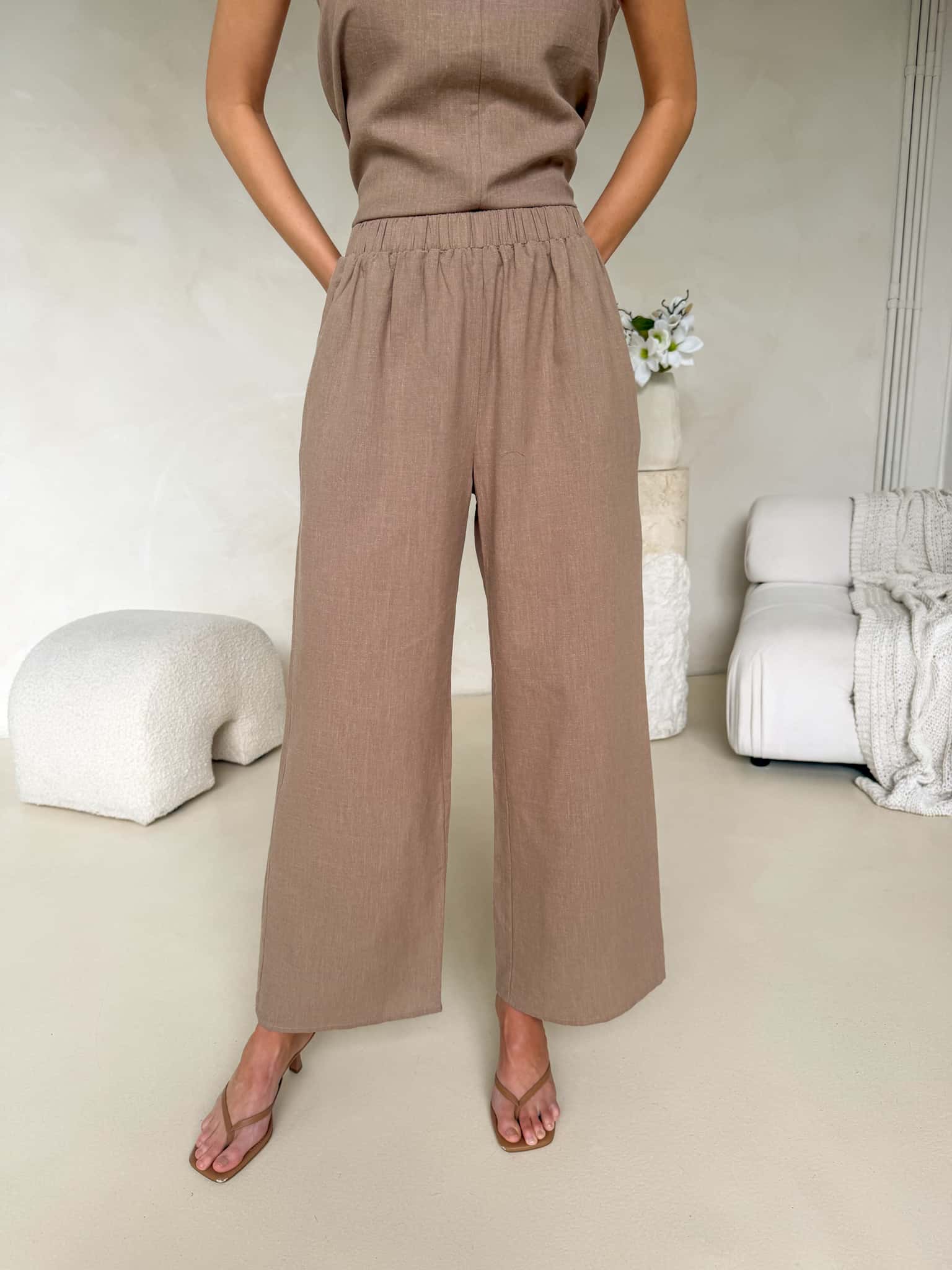 Maria Pant - Taupe