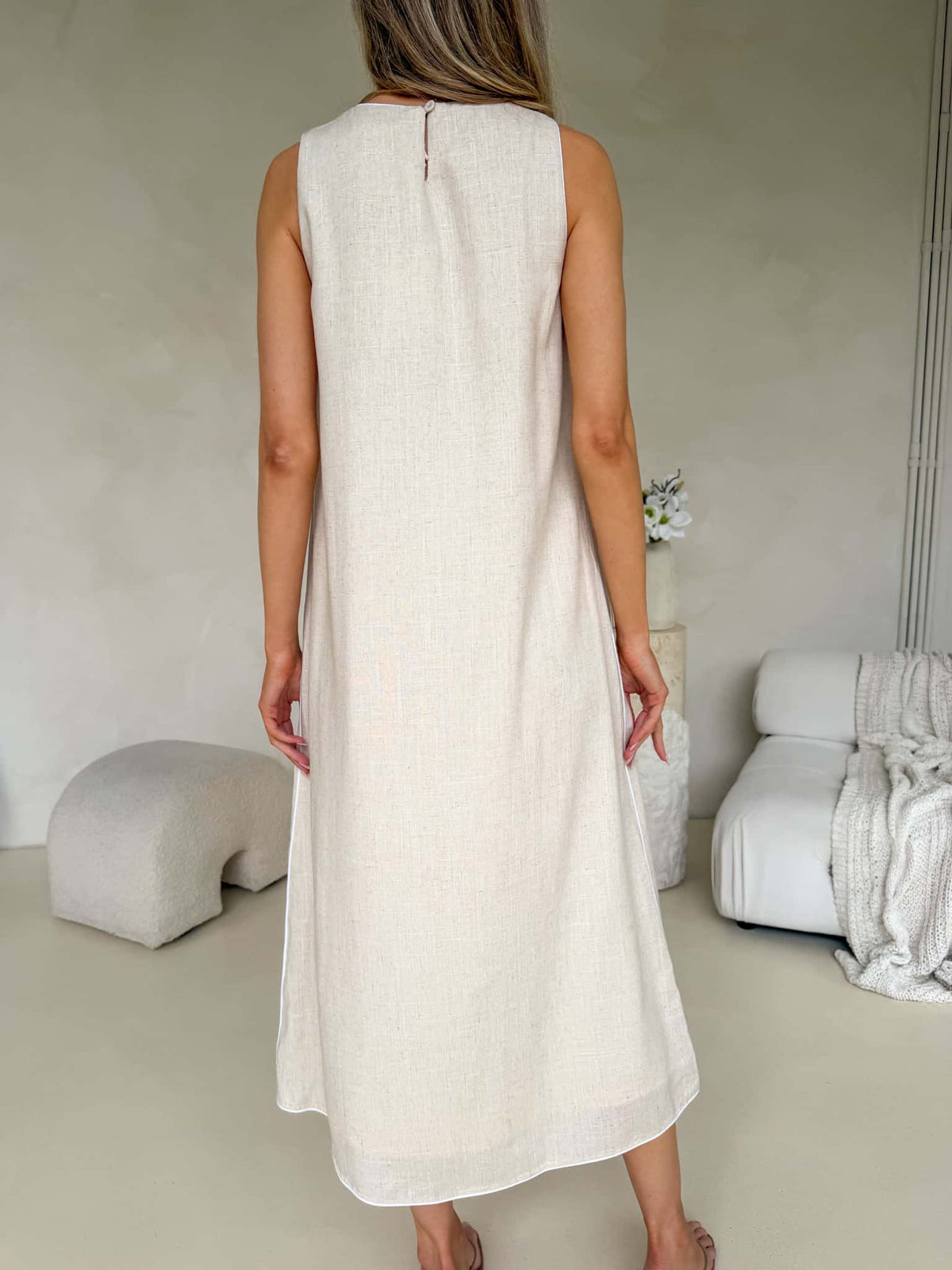 Wisteria Dress - Natural