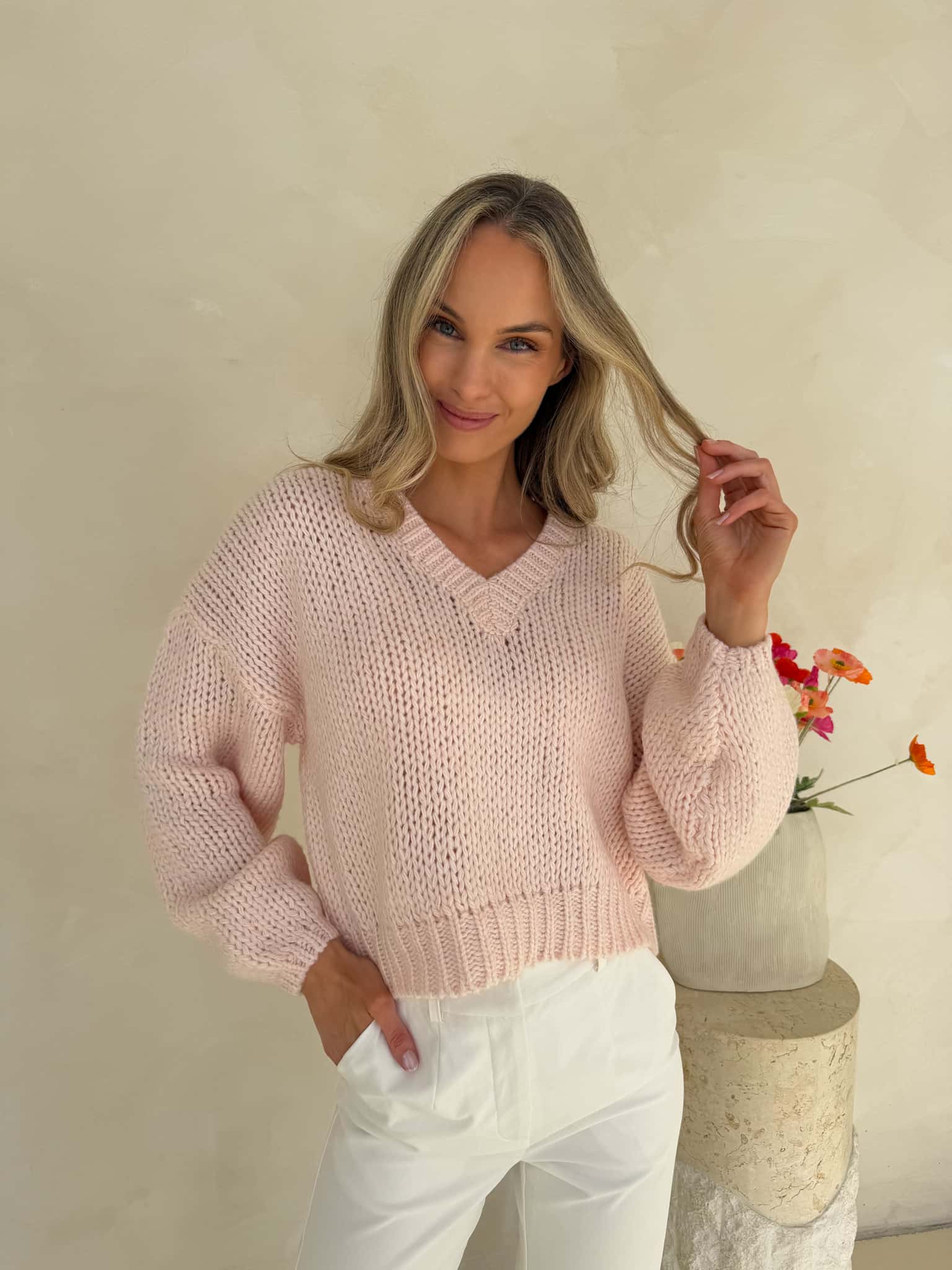 Molly Knit - Light Pink
