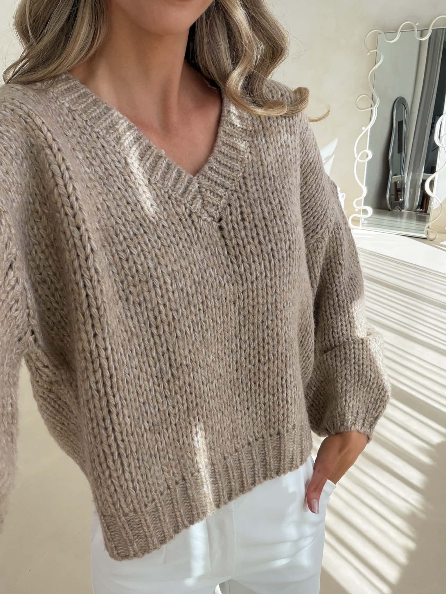 Molly Knit - Taupe