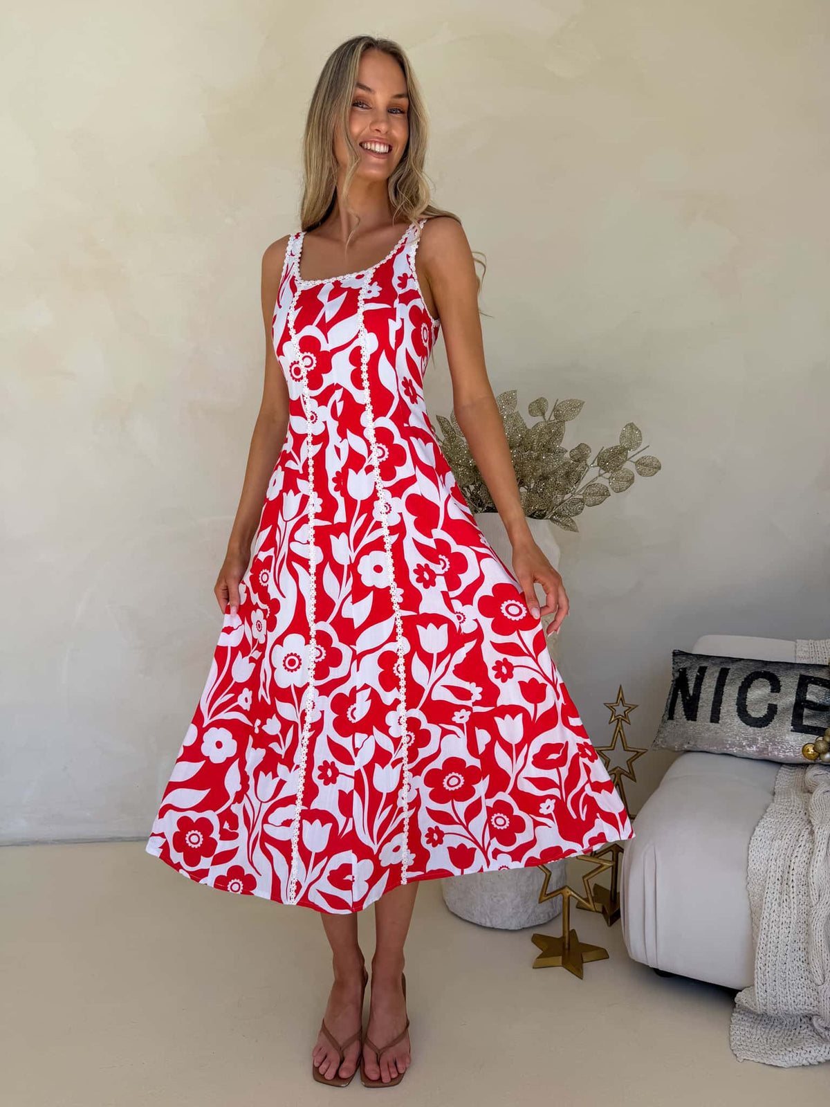 Valentina Dress - Prancer Print