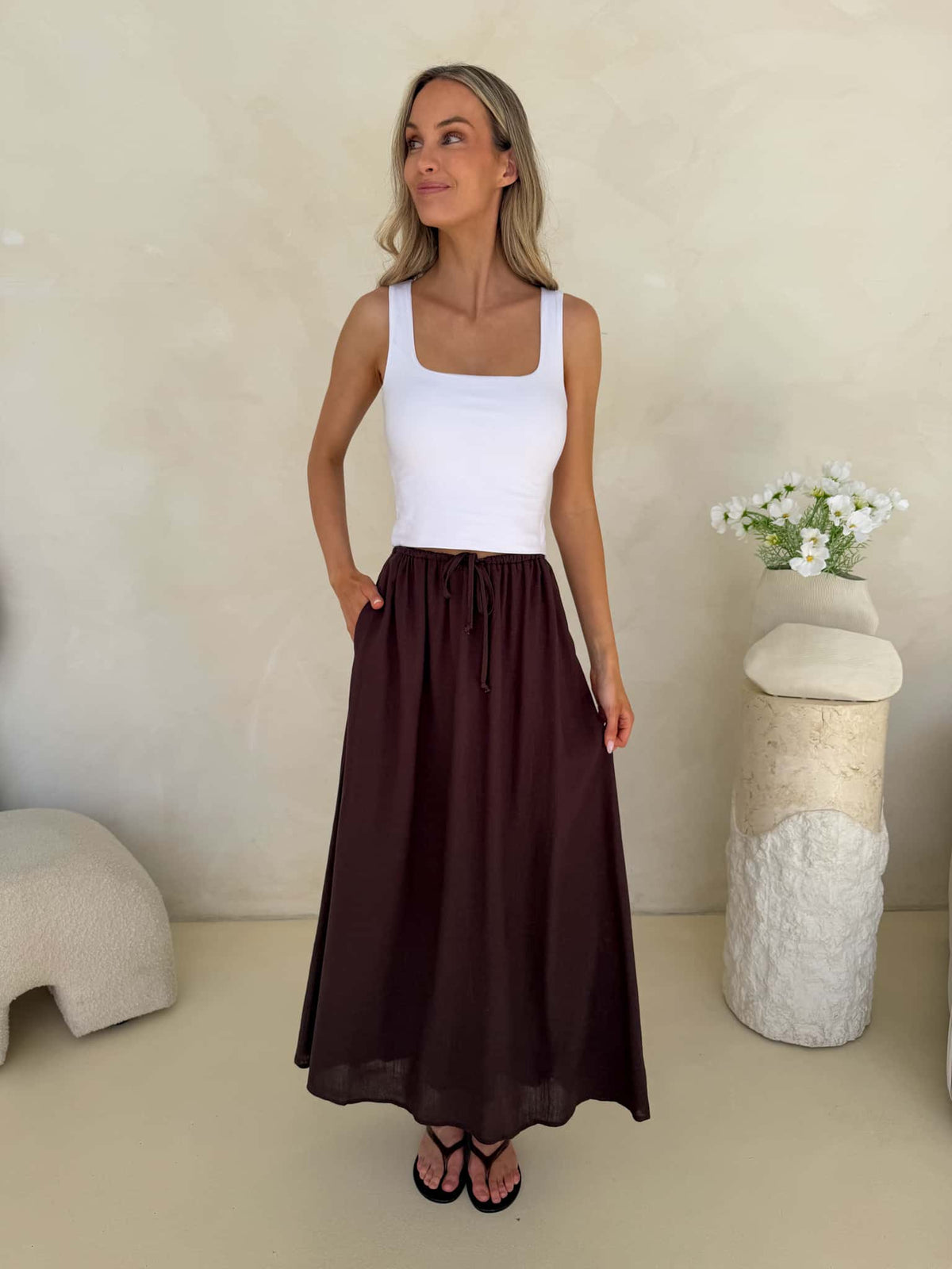 Nova Skirt - Chocolate
