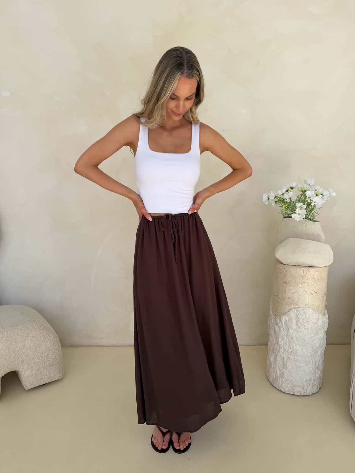 Nova Skirt - Chocolate