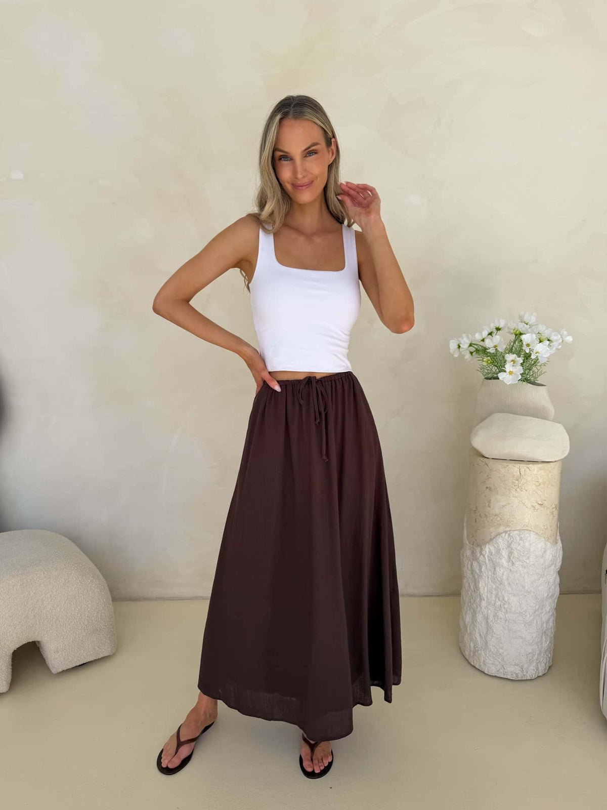 Nova Skirt - Chocolate