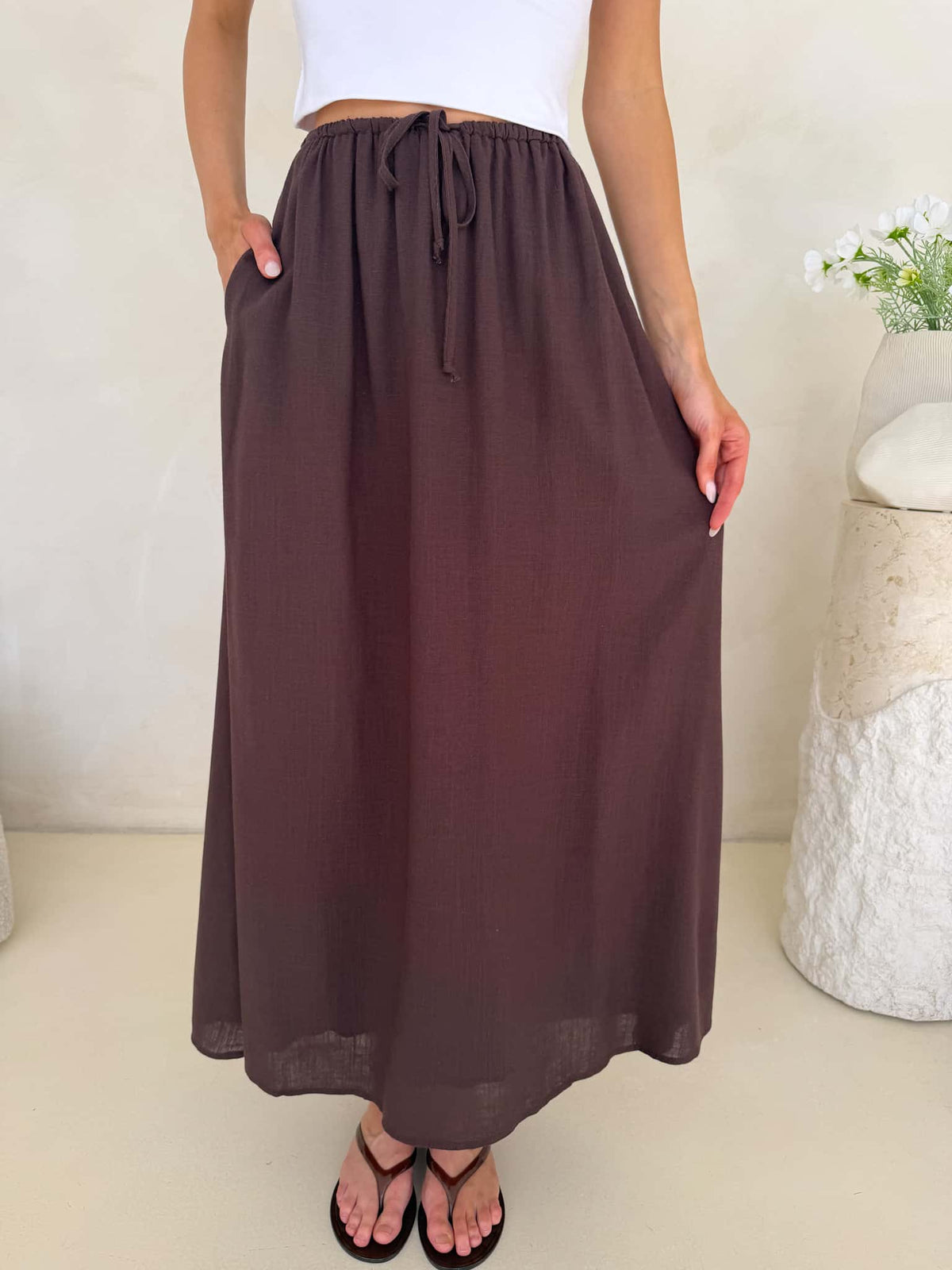 Nova Skirt - Chocolate