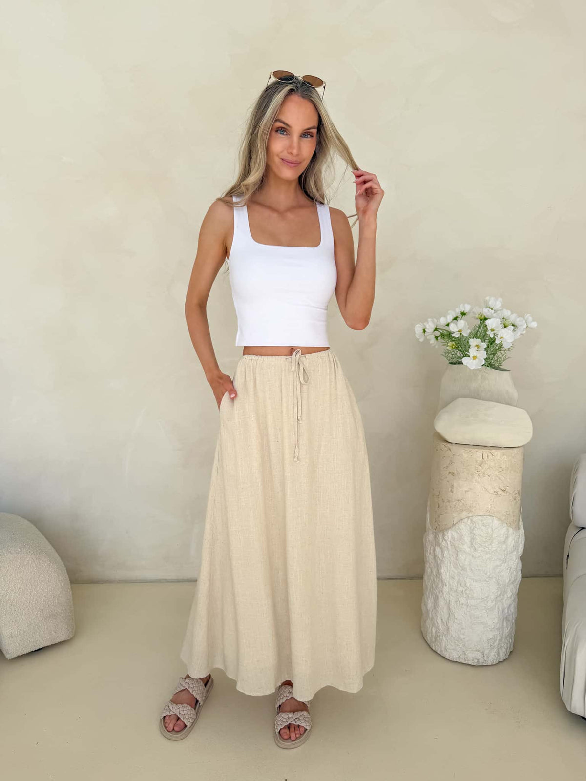 Nova Skirt - Natural