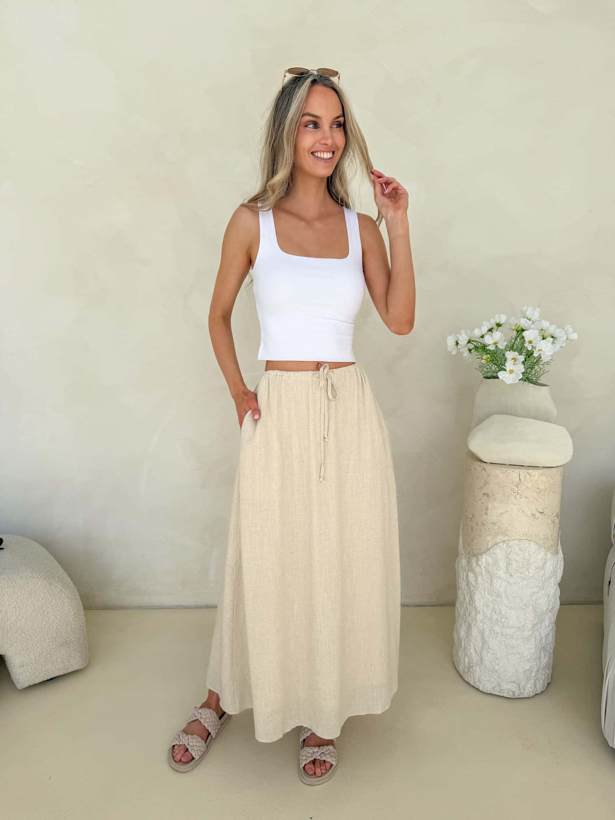 Nova Skirt - Natural