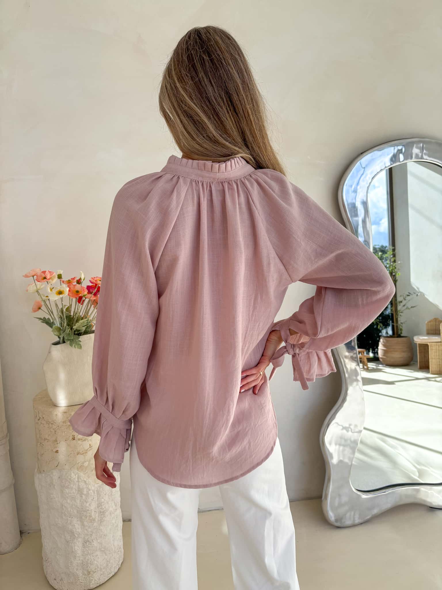 Palos Blouse - Dusty Pink