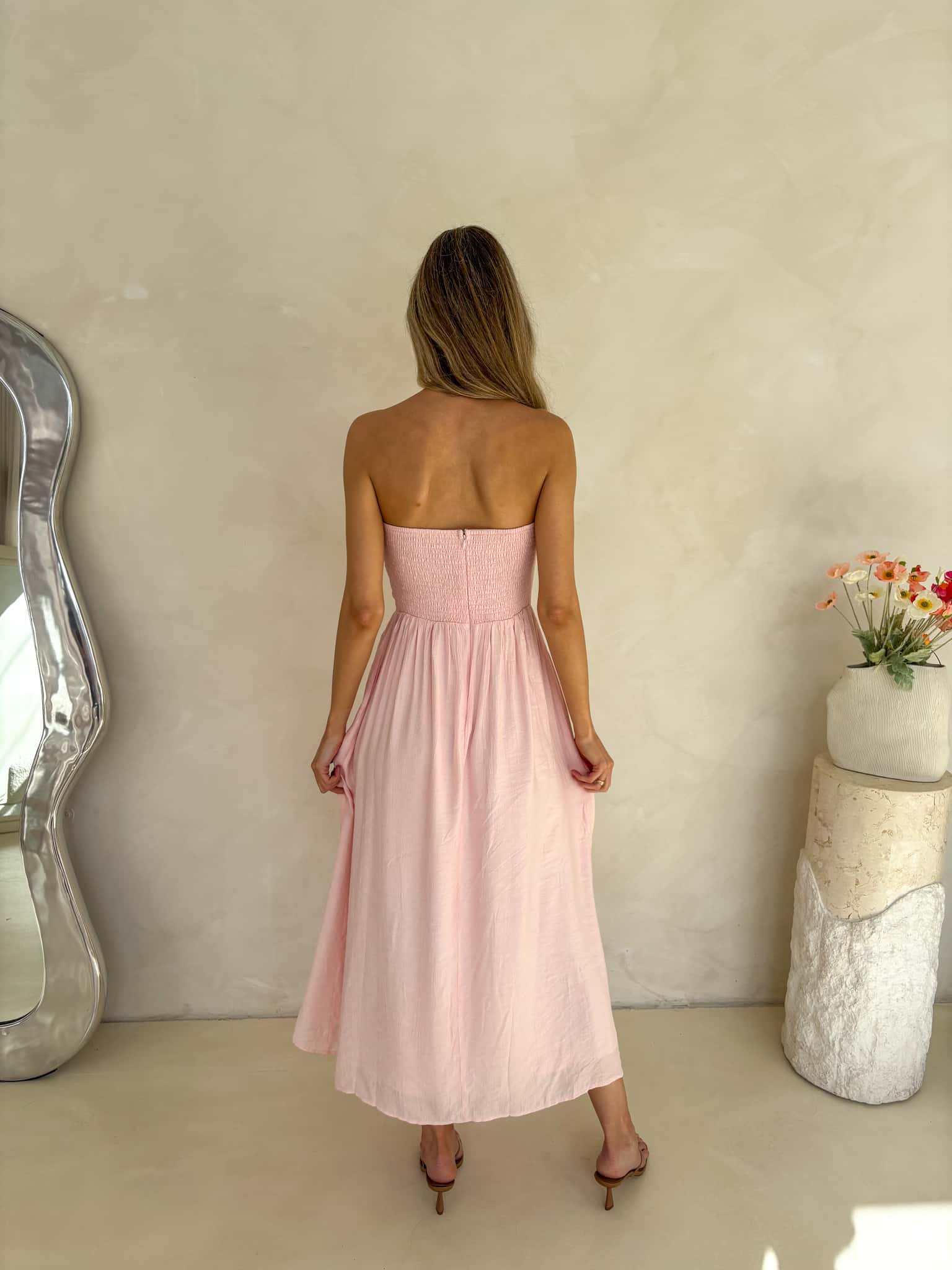 Poppy Dress - Light Pink