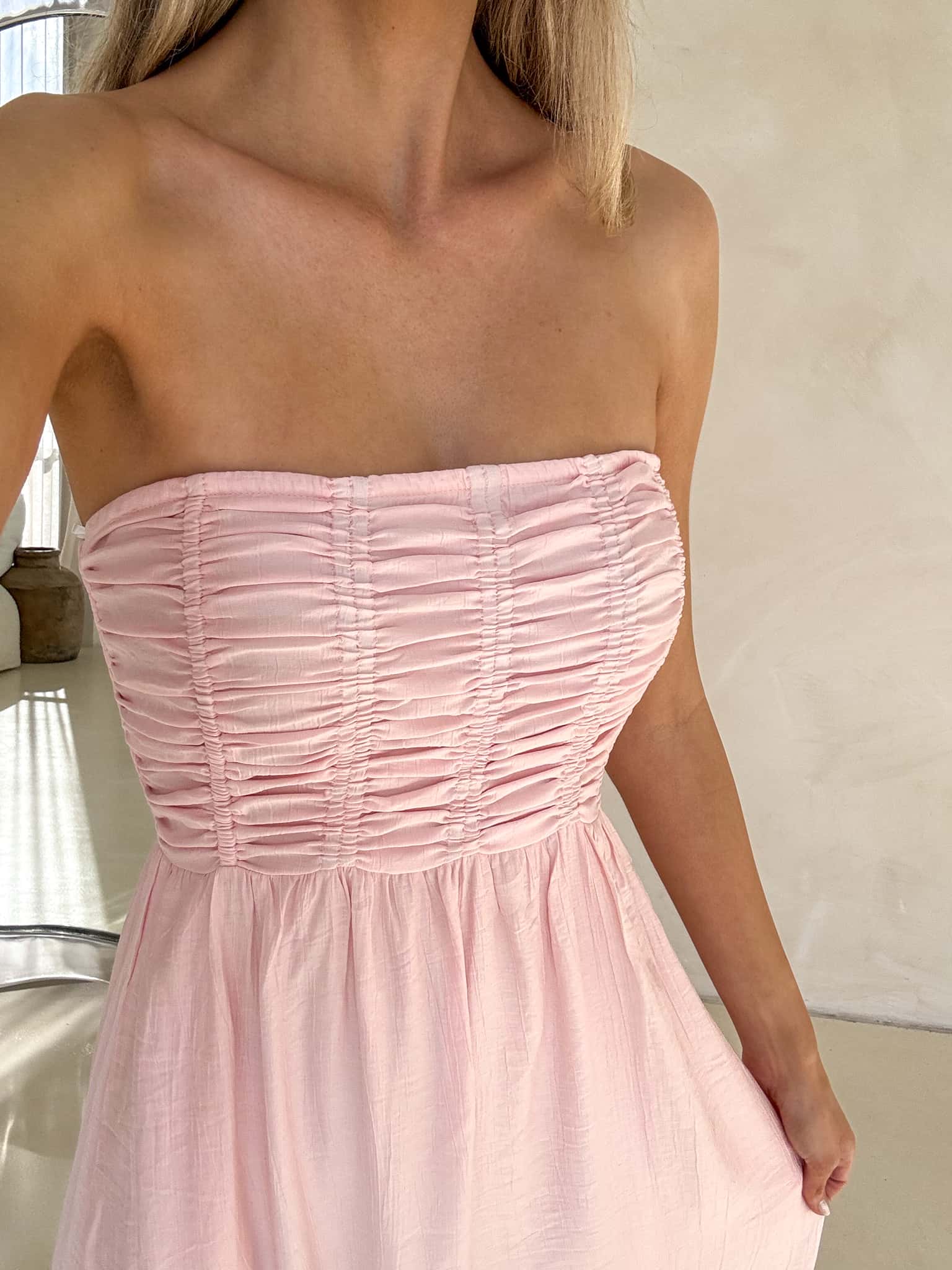 Poppy Dress - Light Pink