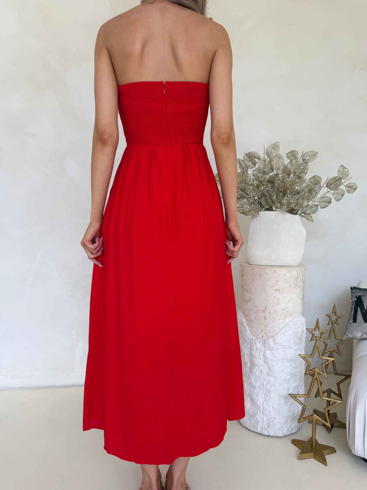 Poppy Dress - Red