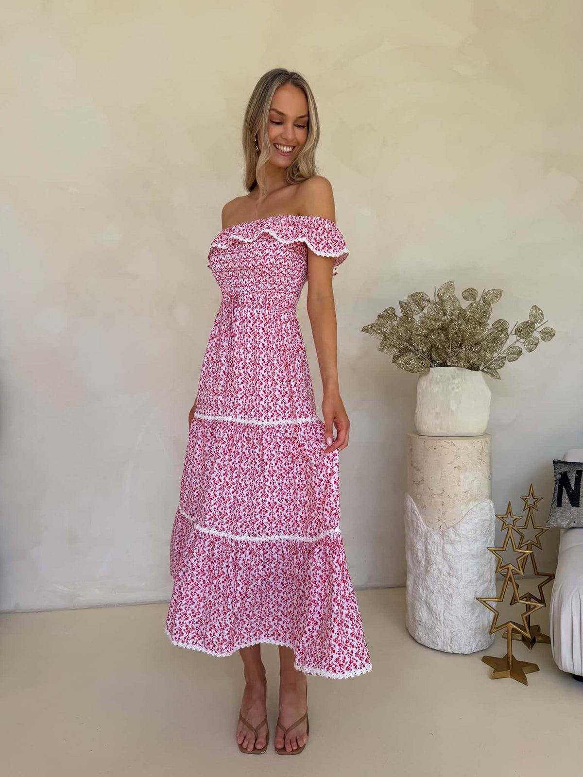 Rylan Dress - Mistletoe Print
