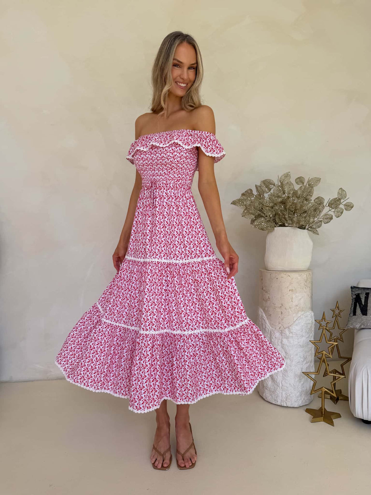 Rylan Dress - Mistletoe Print
