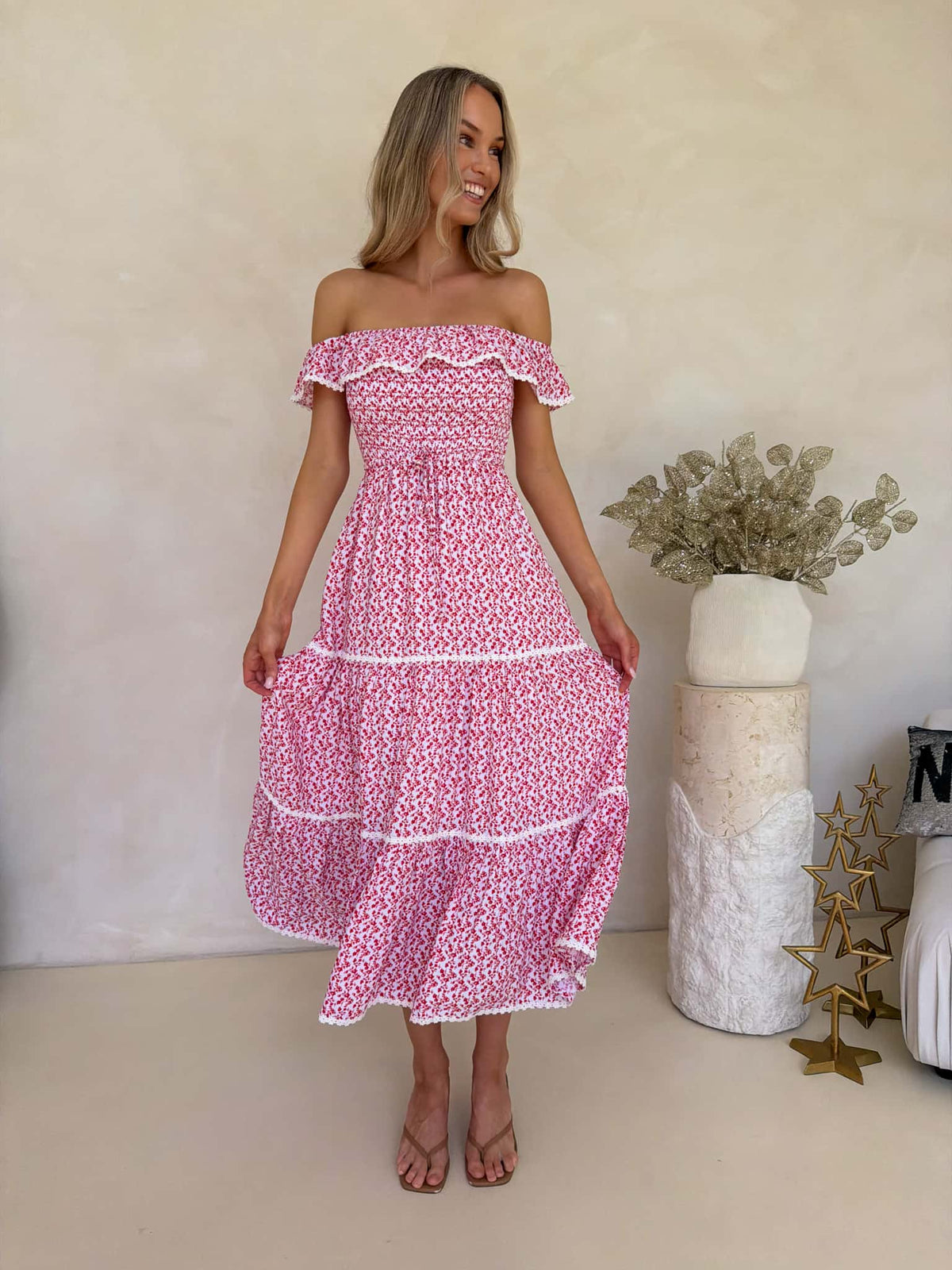 Rylan Dress - Mistletoe Print
