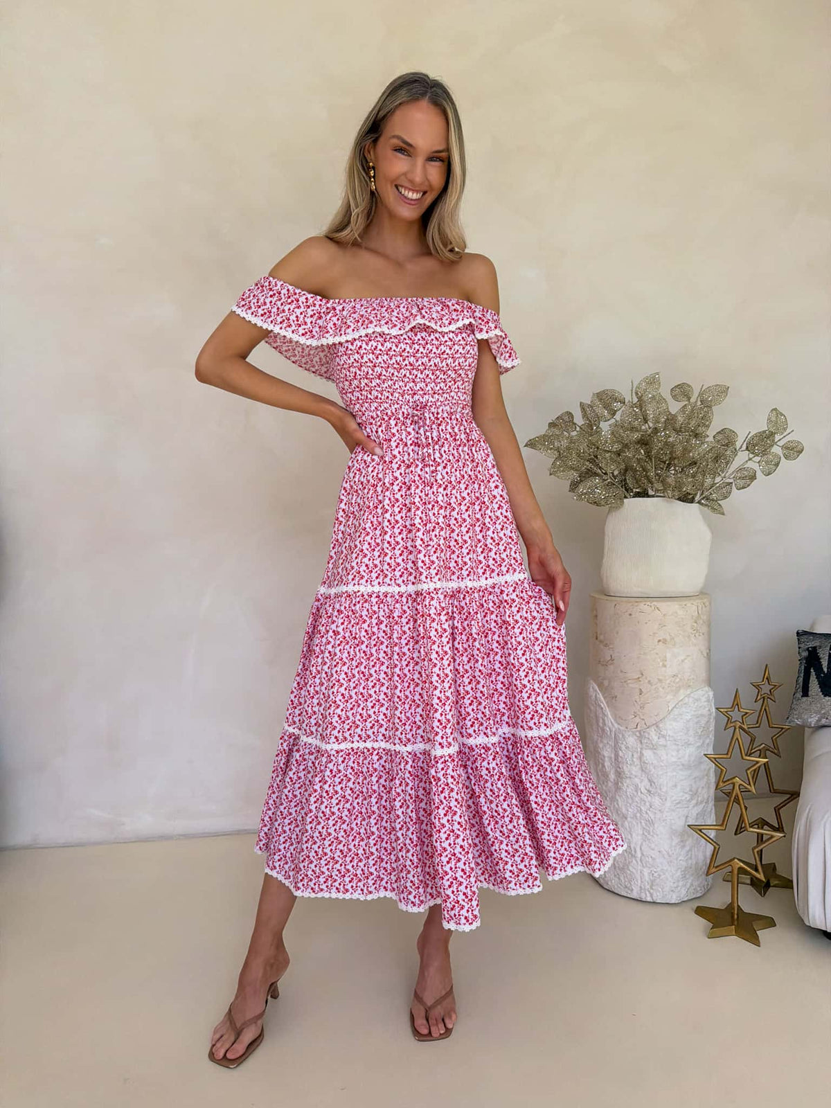 Rylan Dress - Mistletoe Print