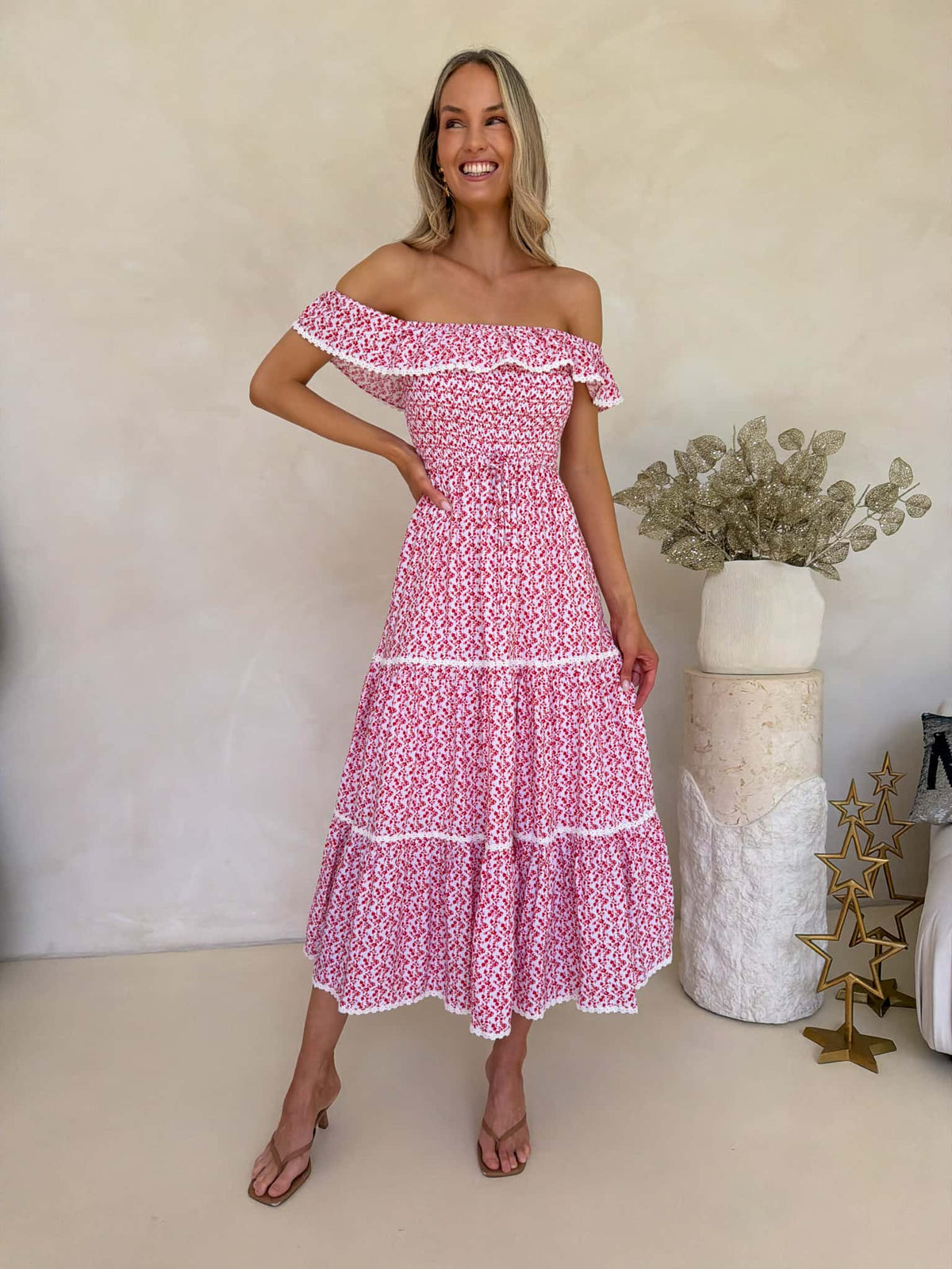 Rylan Dress - Mistletoe Print