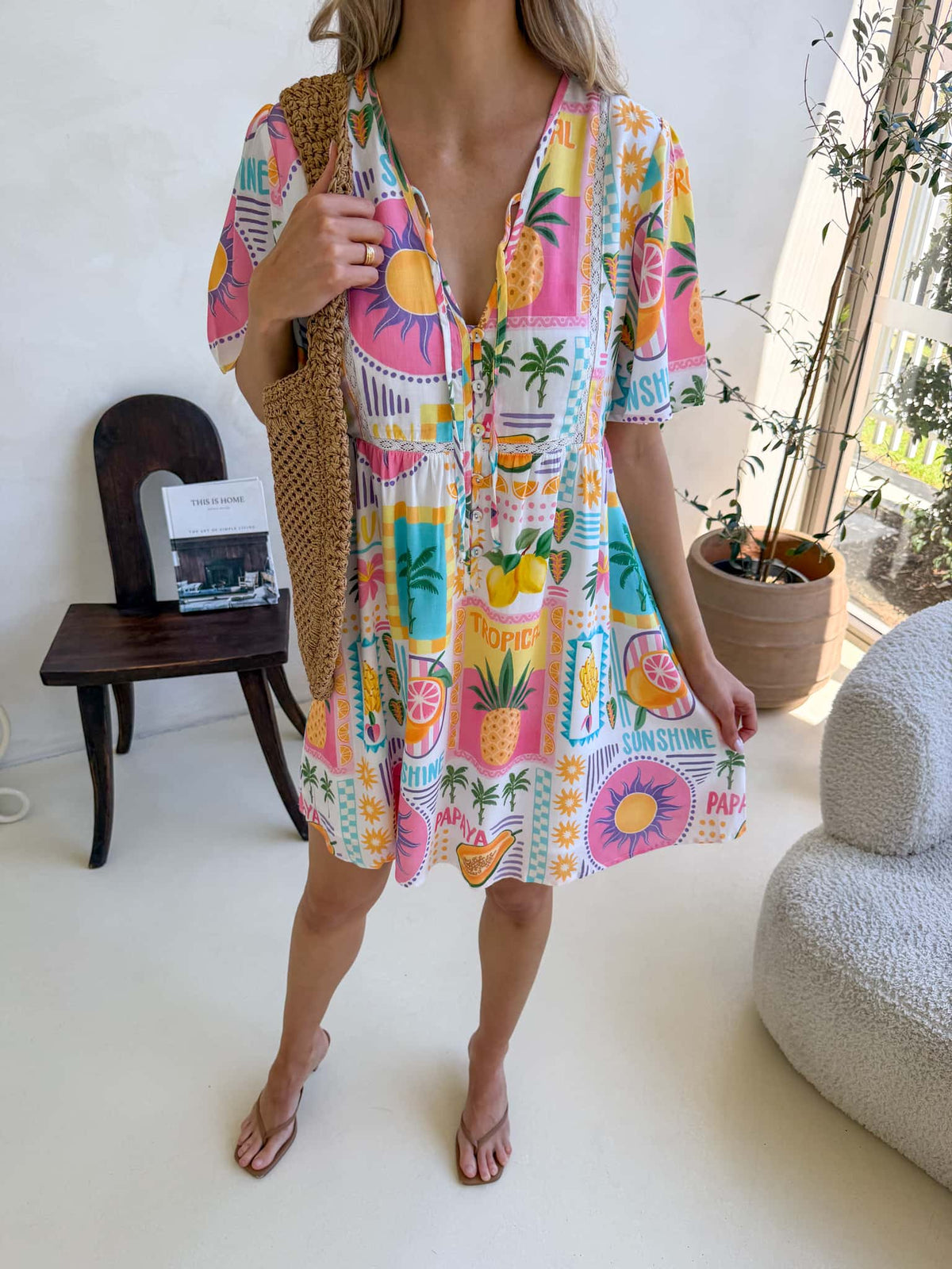 Sienna Dress - Fiesta Print
