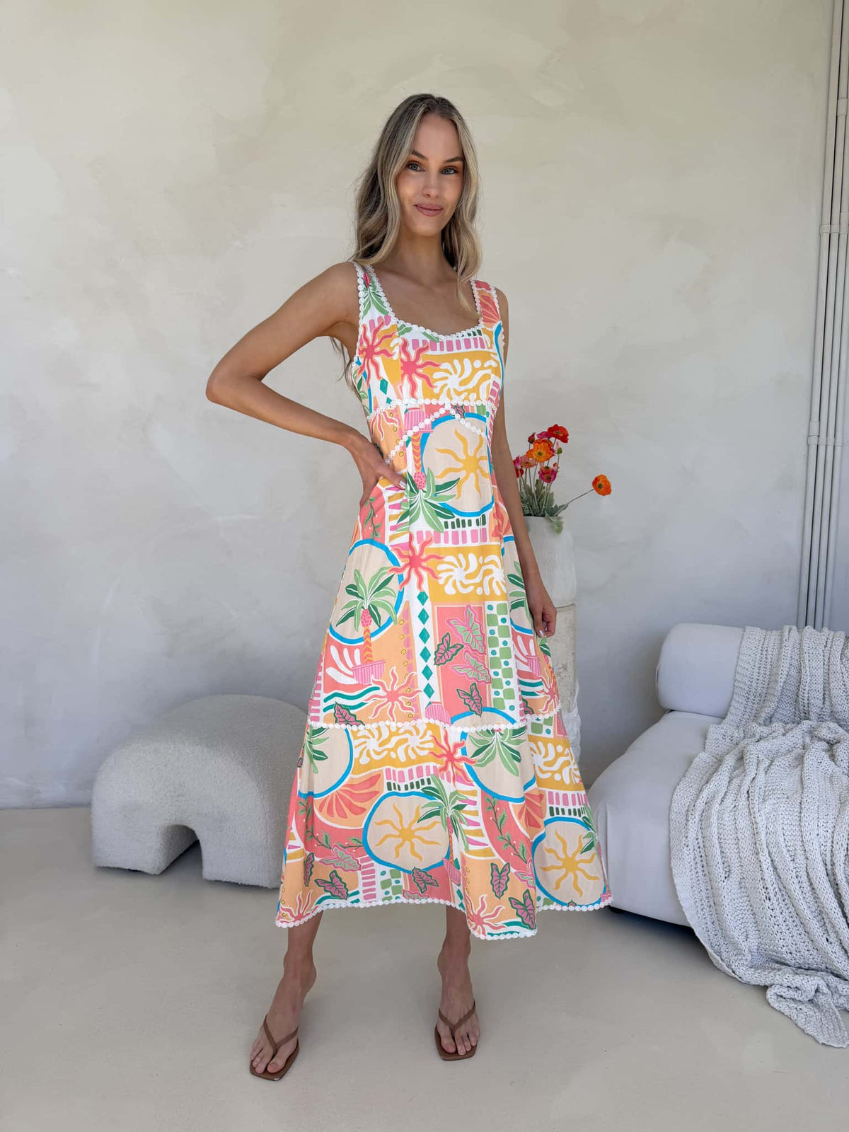 Stella Dress - Tropicana Print