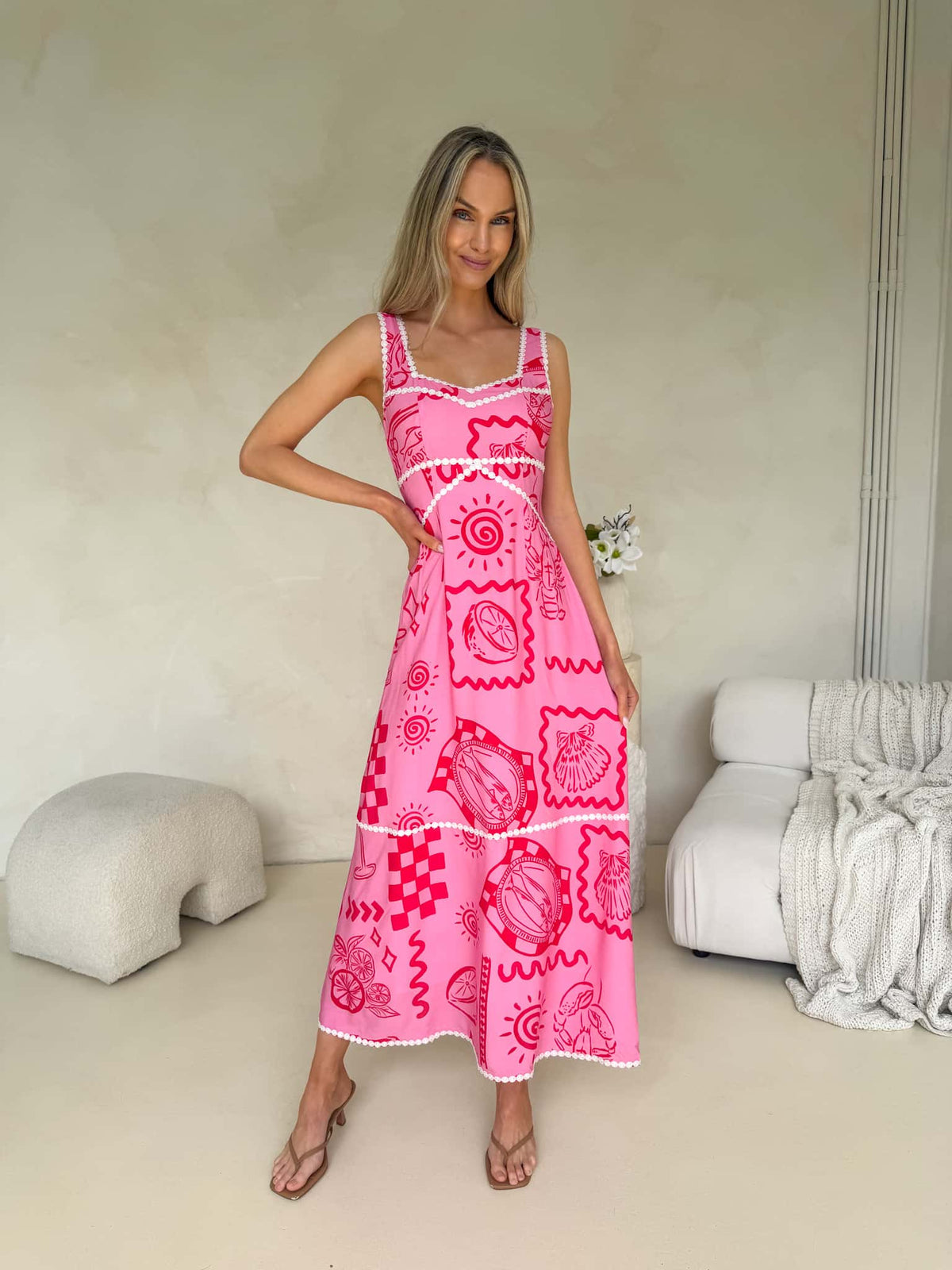 Stella Dress - Bonita Print